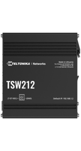 Teltonika TSW212 MANAGED ETHERNET SWITCH Schwarz 
