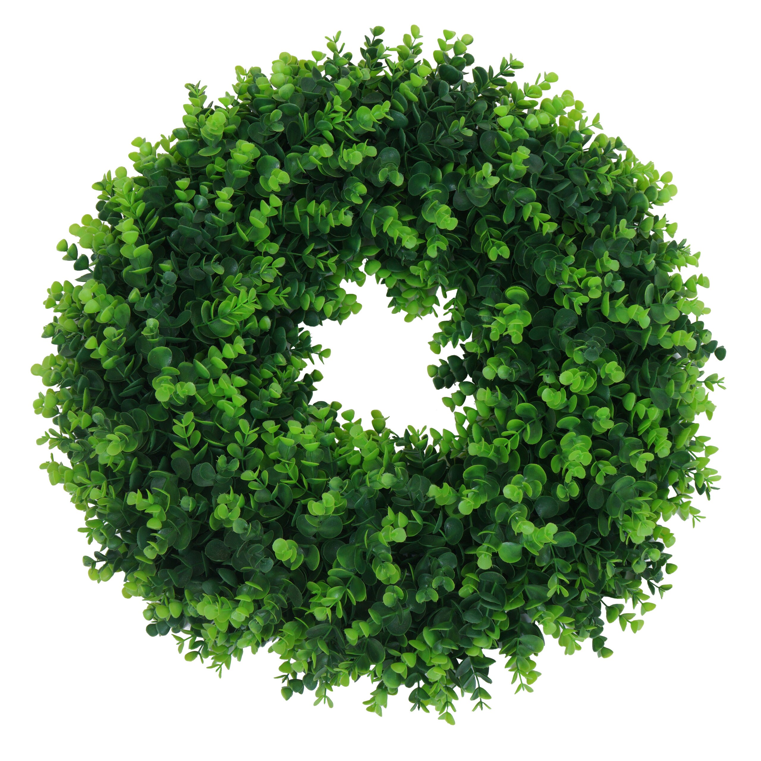K&uuml;nstlicher Kranz MCW-O97, T&uuml;rkranz Tischkranz, Deko Buchsbaum In-/Outdoor &Oslash; 52cm 