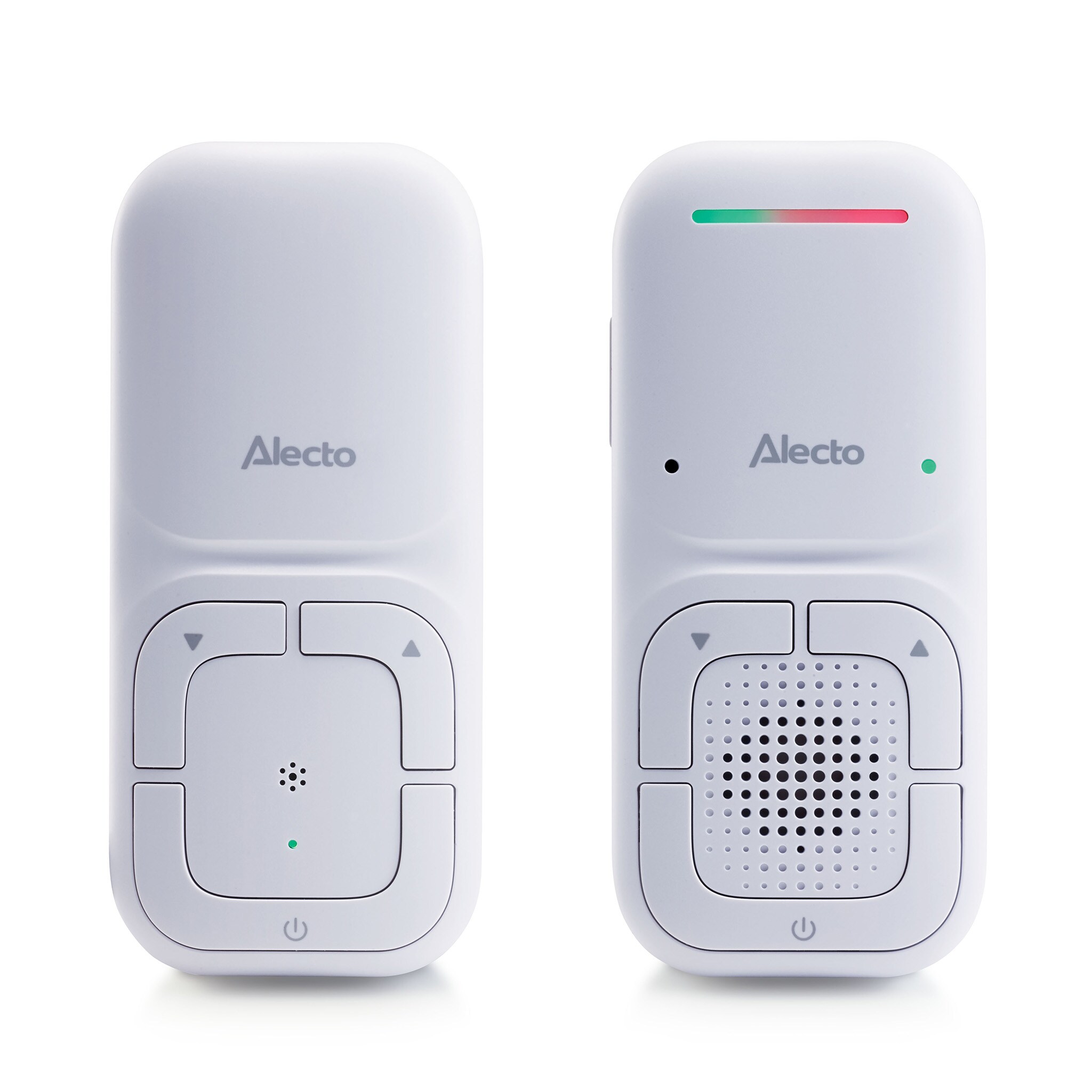 Alecto Modern Full Eco Audio-Babyphone mit kristallklarer DECT-Klangqualit&auml;t und langer Standby-Zeit Wei&szlig; 
