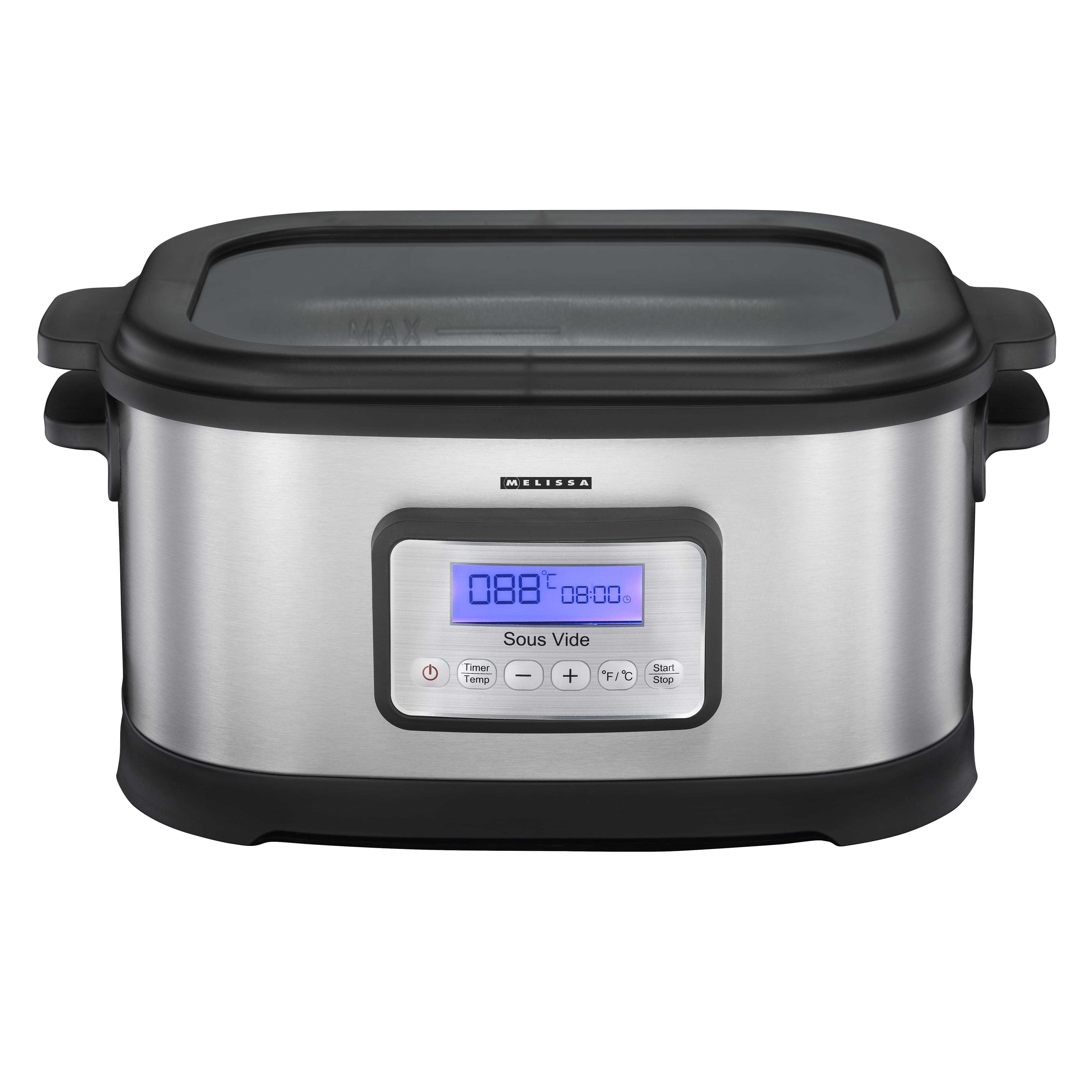 Melissa Sous Vide 6L 520W Schwarz/Edelstahl 