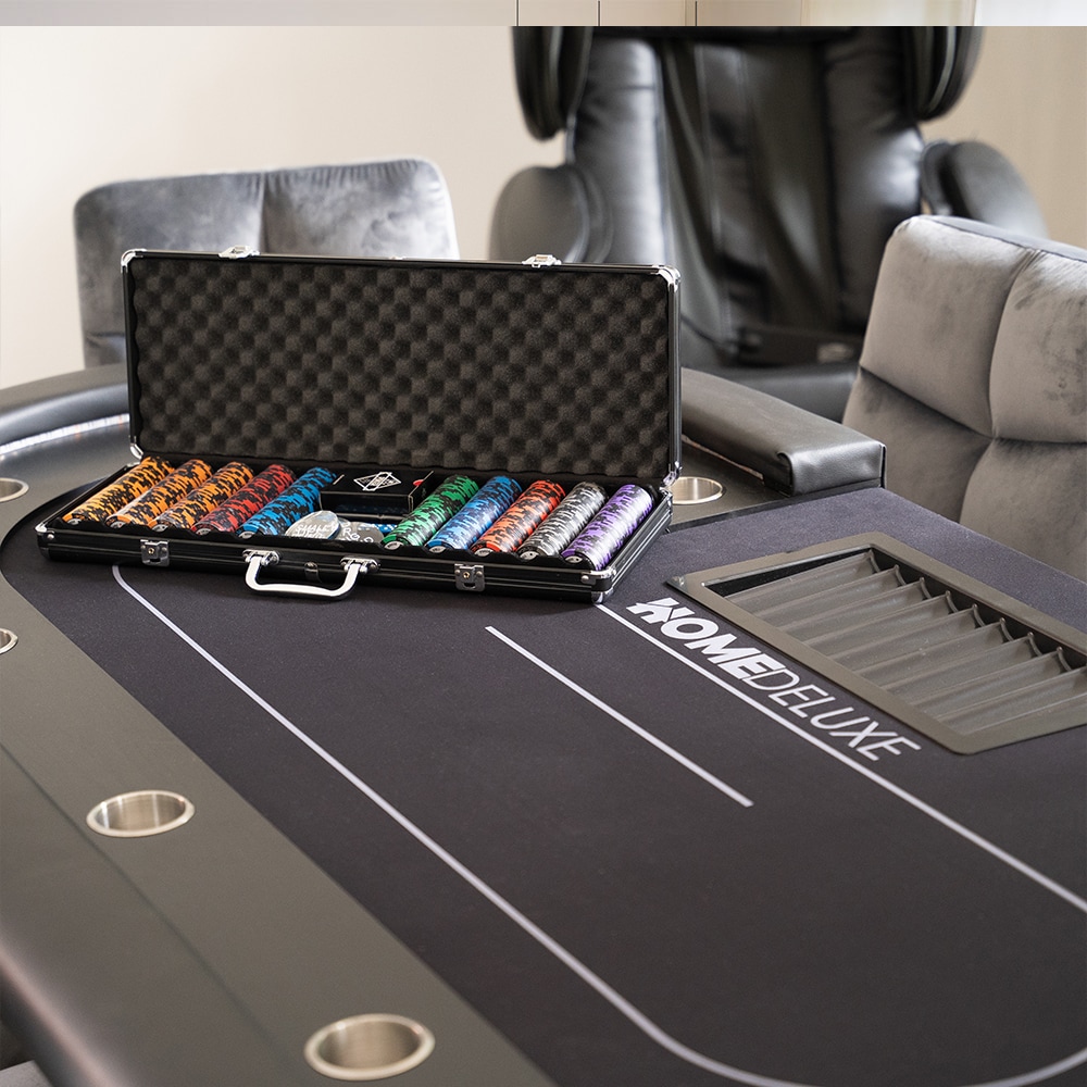 HOME DELUXE Pokerkoffer mit 500 Chips NO LIMIT 