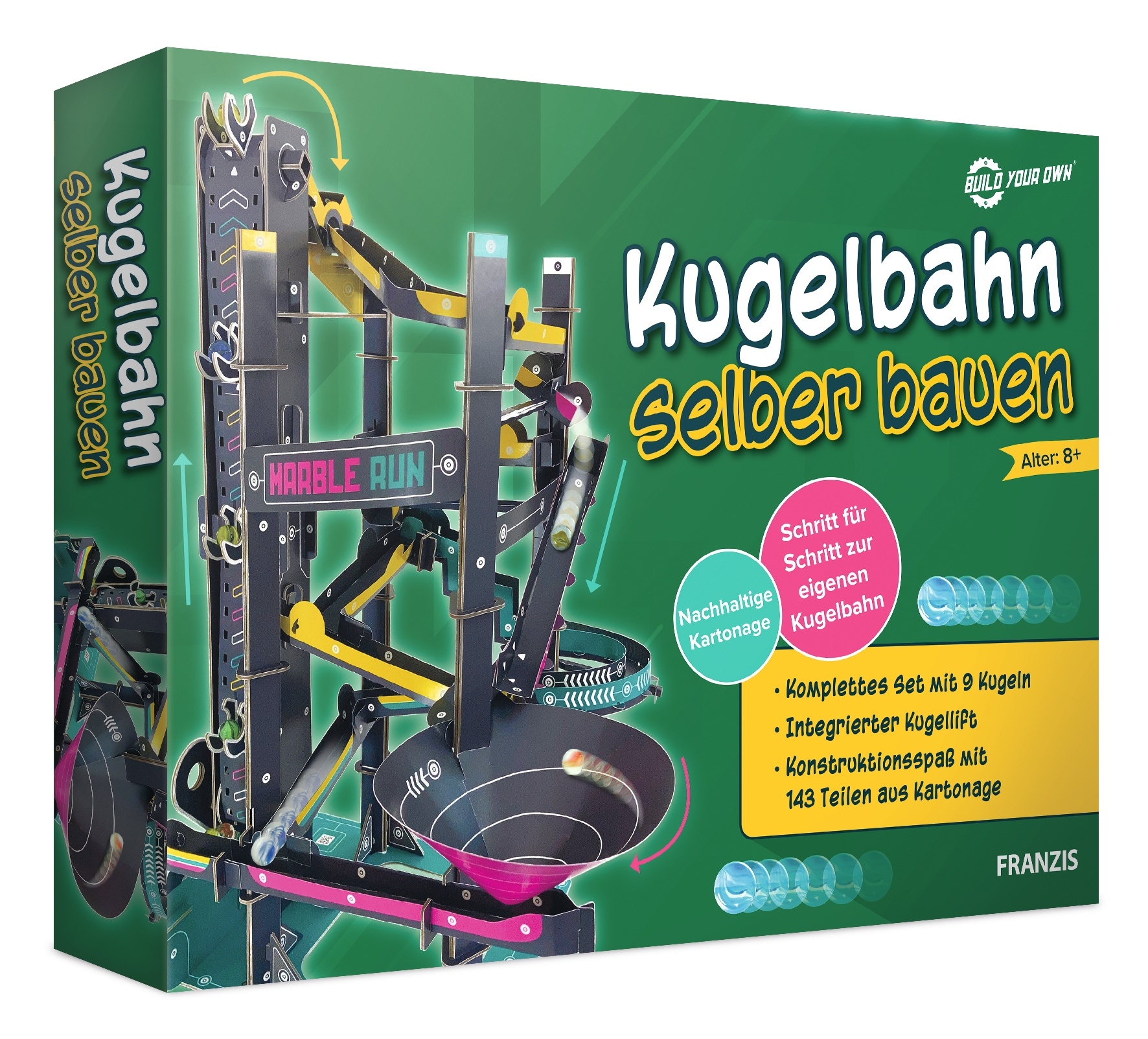 Kugelbahn selber bauen 