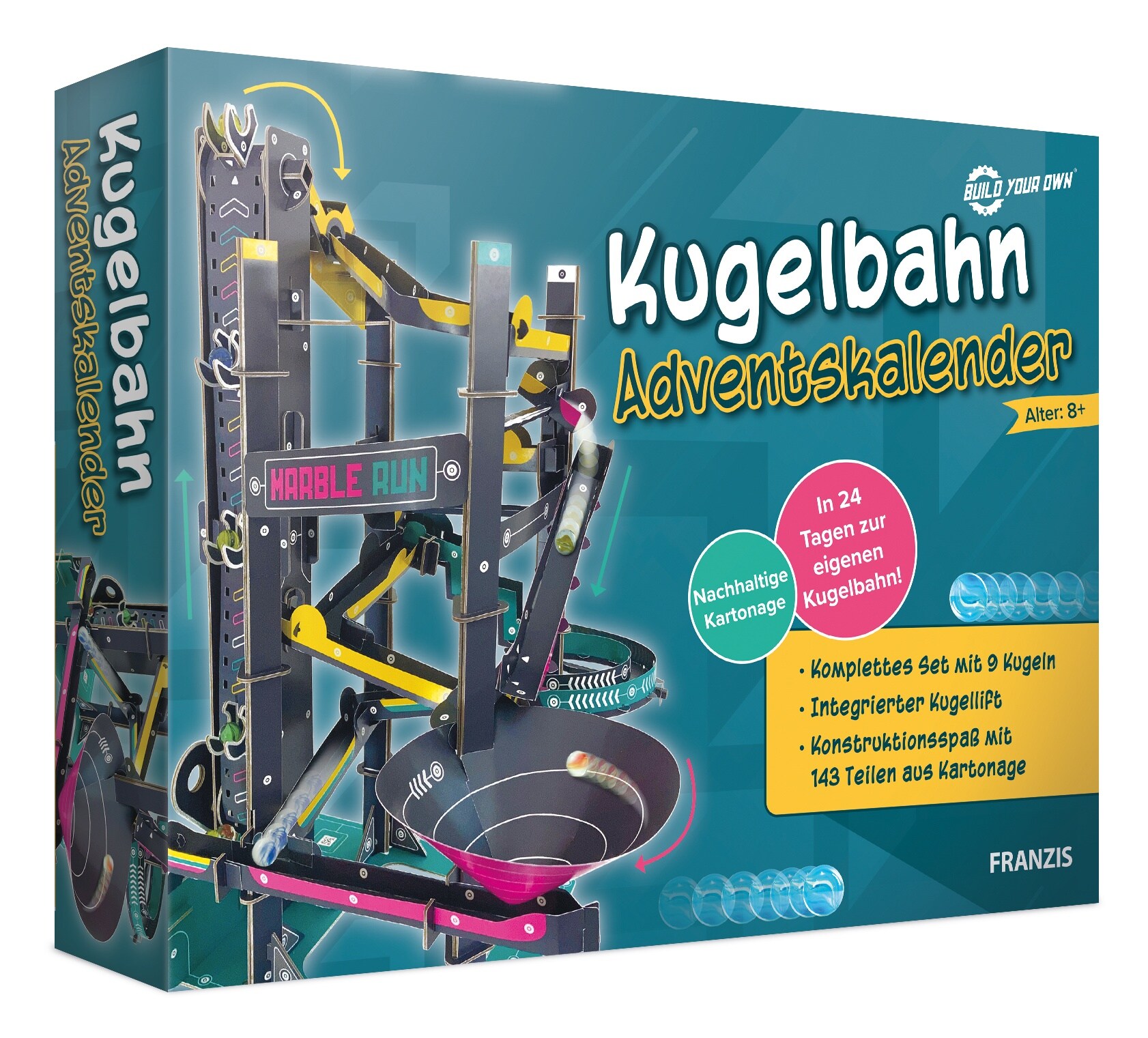 Kugelbahn Adventskalender 