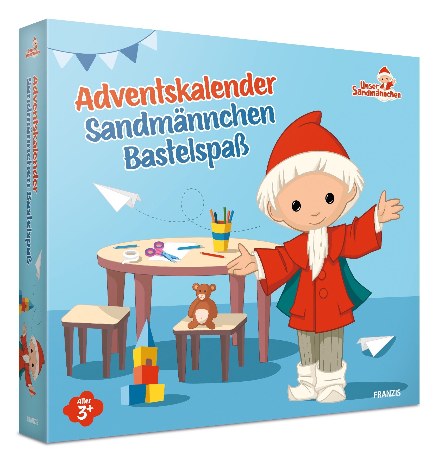 Adventskalender Sandm&auml;nnchen Bastelspa&szlig; 
