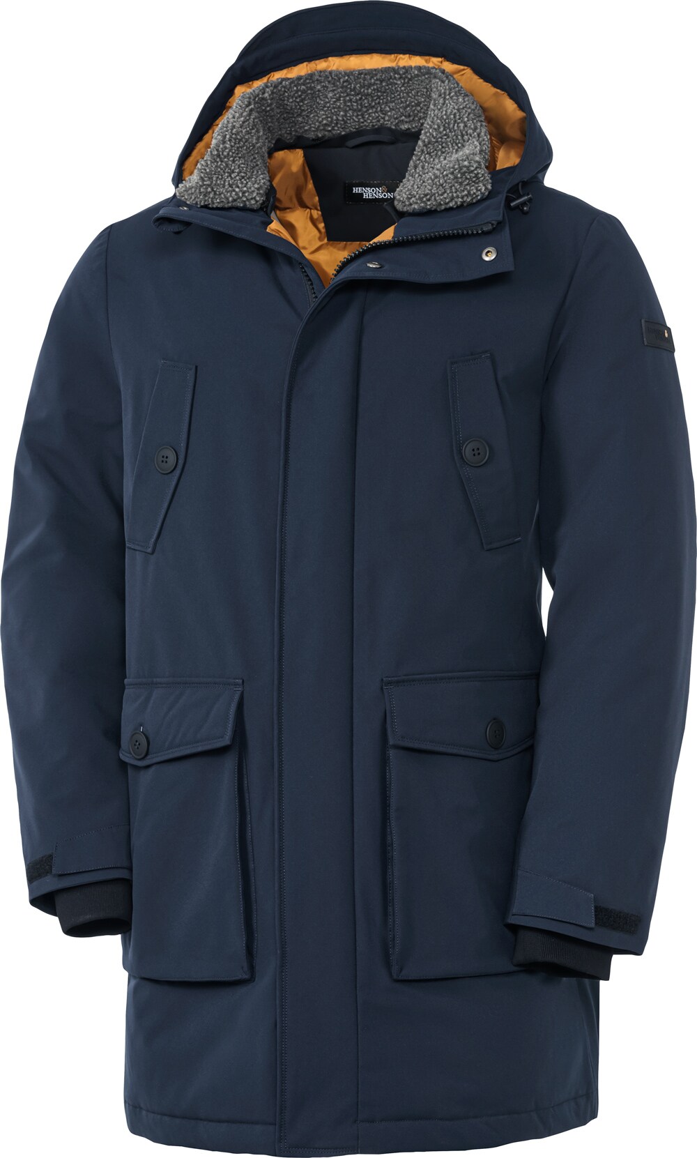 Henson&Henson Herren Thermo-Parka 