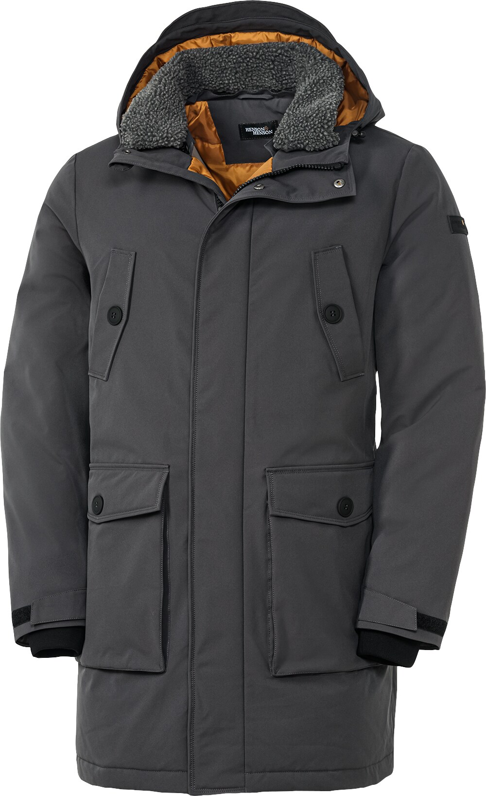 Henson&Henson Herren Thermo-Parka 