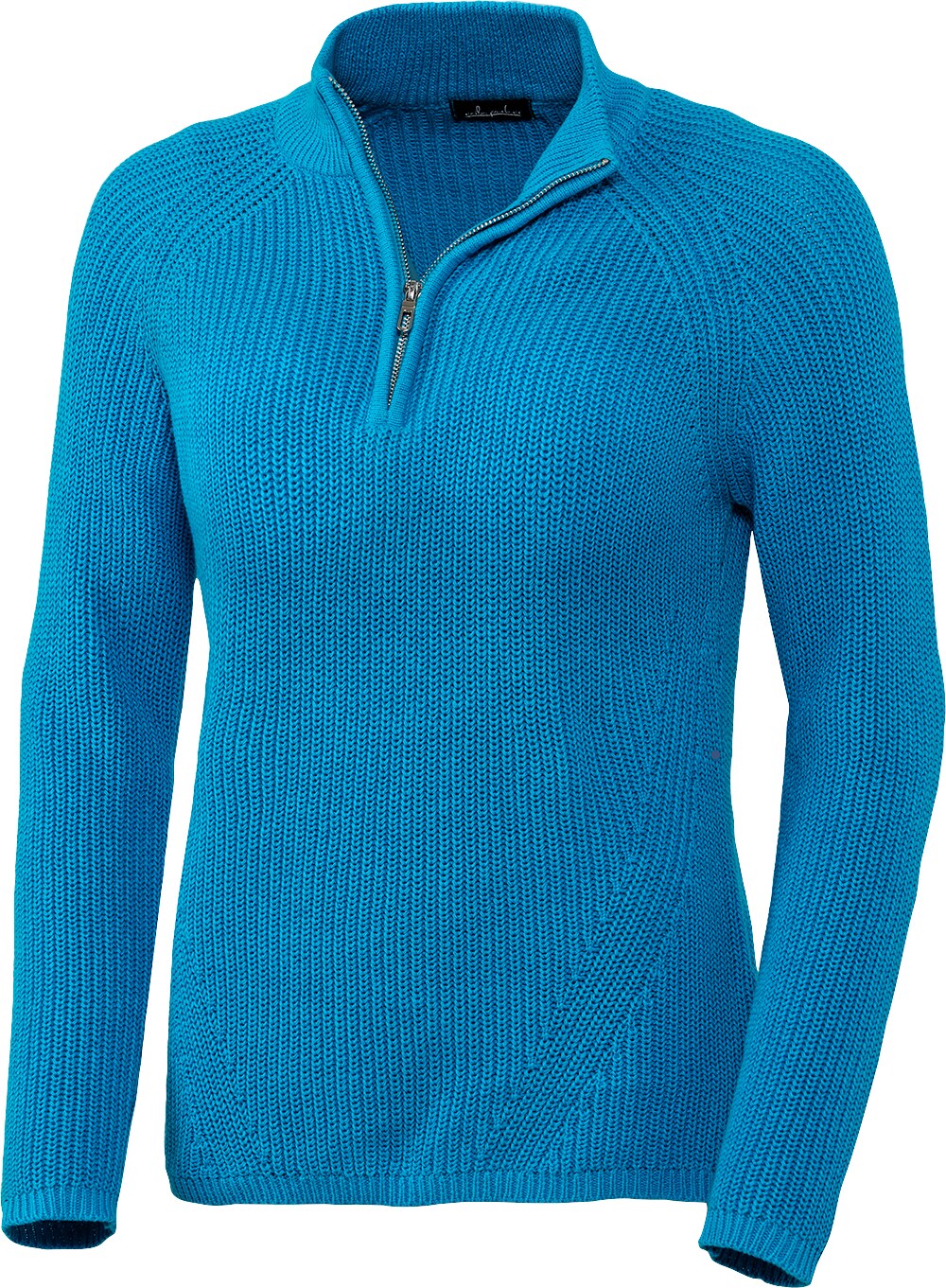 Emilia Parker Damen Stehkragenpullover mit Zipp 