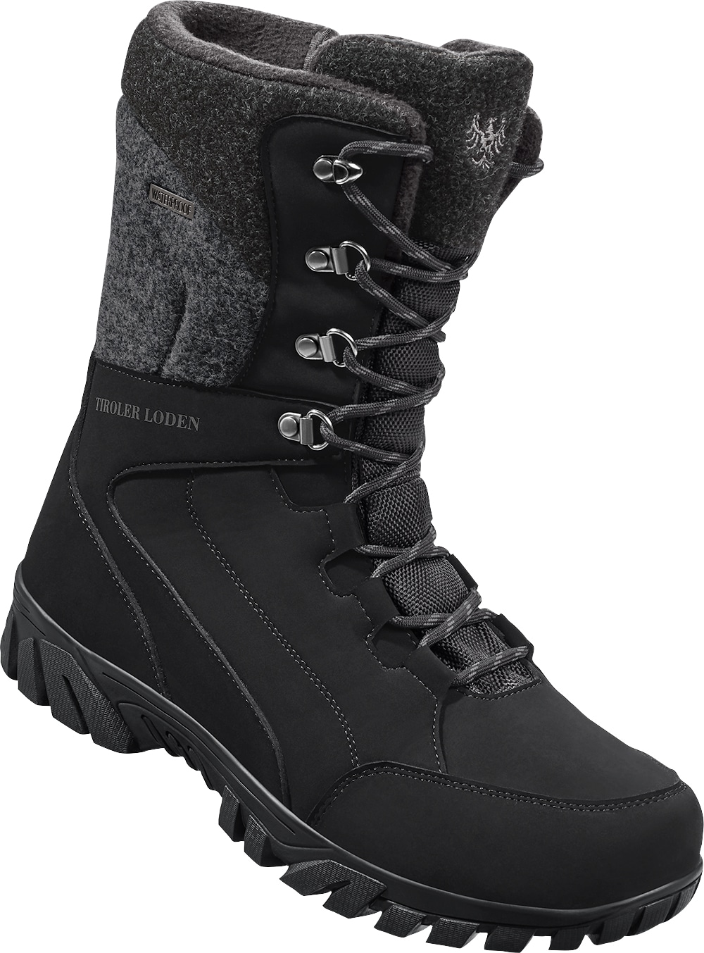 Tiroler Loden Thermostiefel mit Rei&szlig;verschluss unisex 