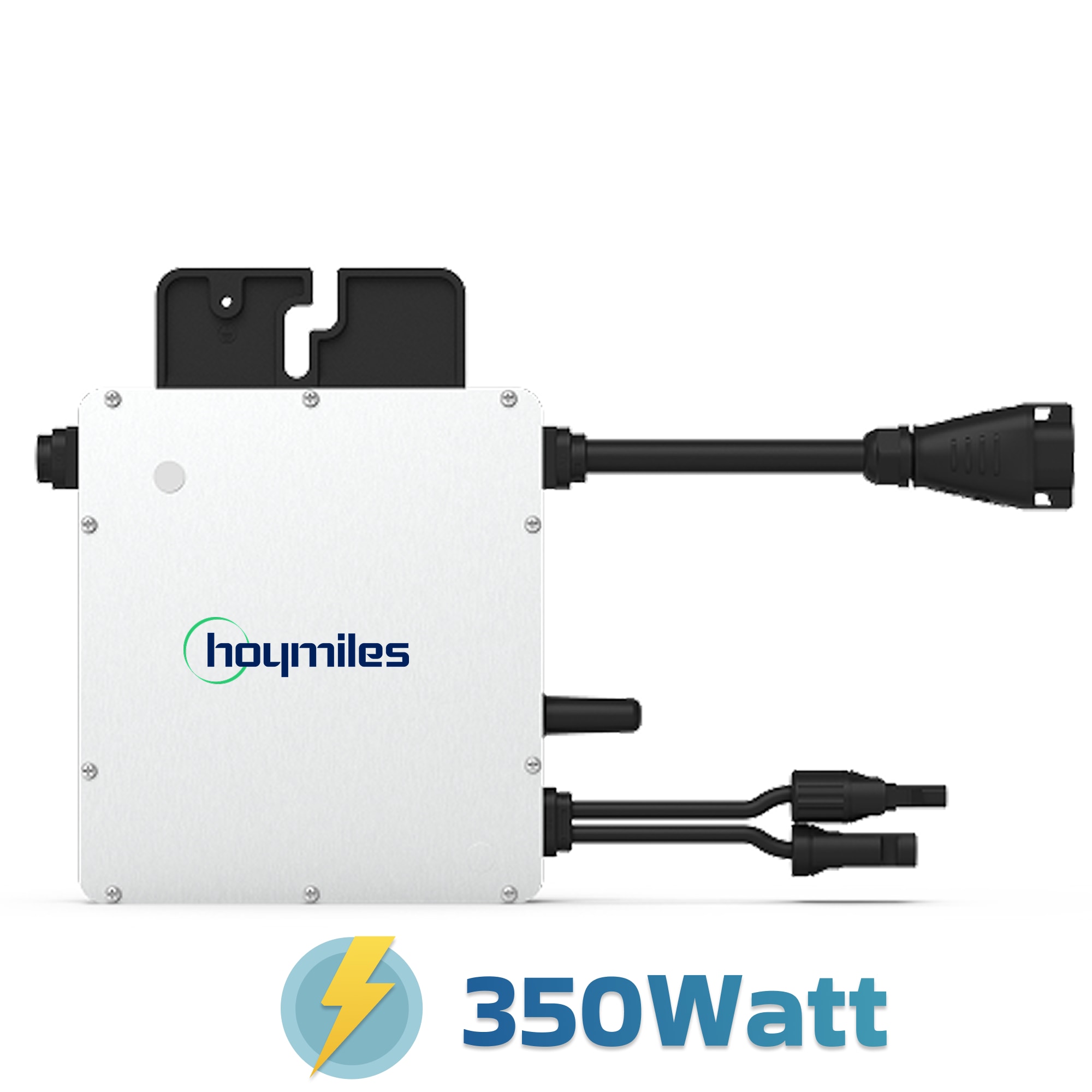 Hoymiles Mikro-Wechselrichter 350 W HM-350 f&uuml;r Balkonkraftwerk & PV-Anlagen, IP67 wetterfest, 1 MPPT, Micro Inverter Plug & Play Installation 