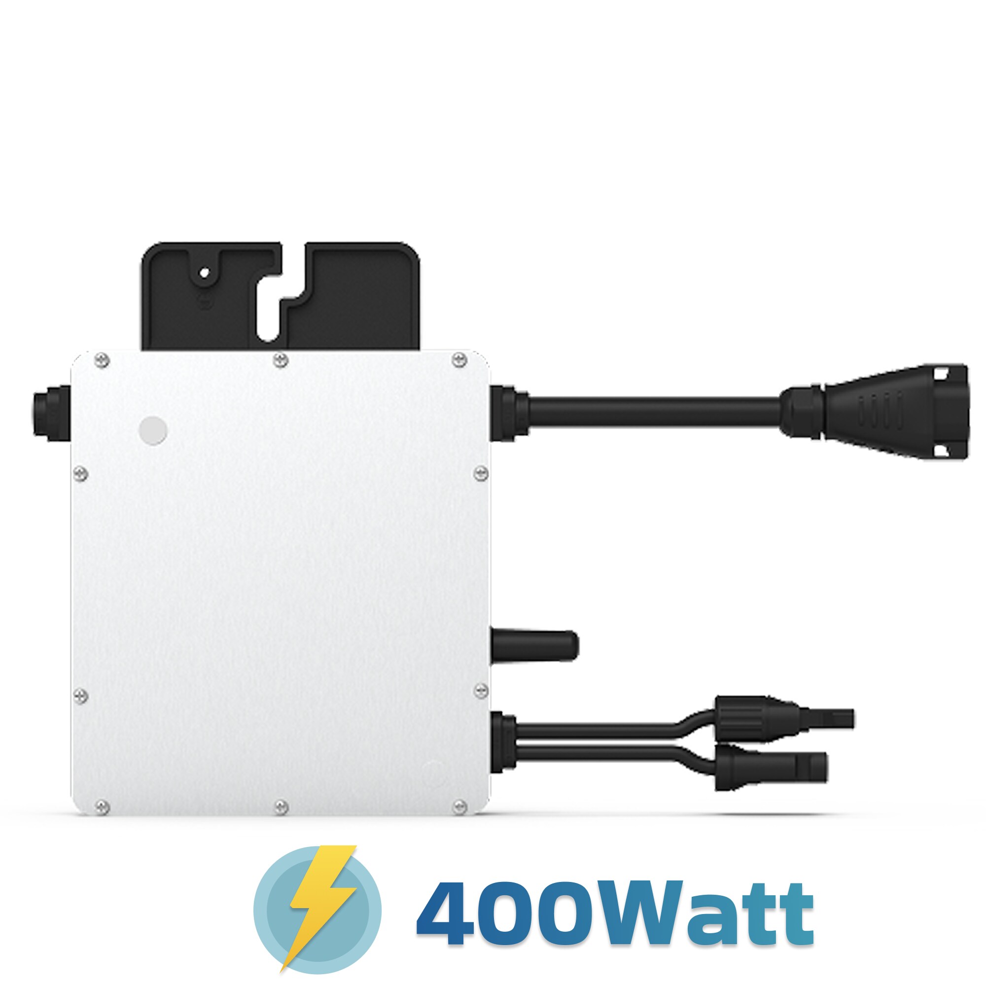 Hoymiles Mikro-Wechselrichter 400 W HM-400 f&uuml;r Balkonkraftwerk & PV-Anlagen, IP67 wetterfest, 1 MPPT, Micro Inverter Plug & Play Installation 