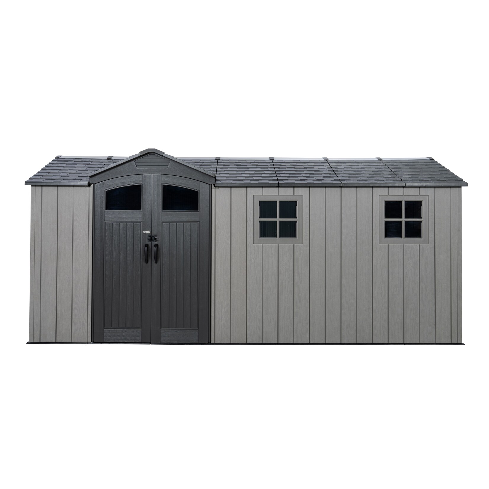 Gerätehaus Idaho Grau 214x498x227cm