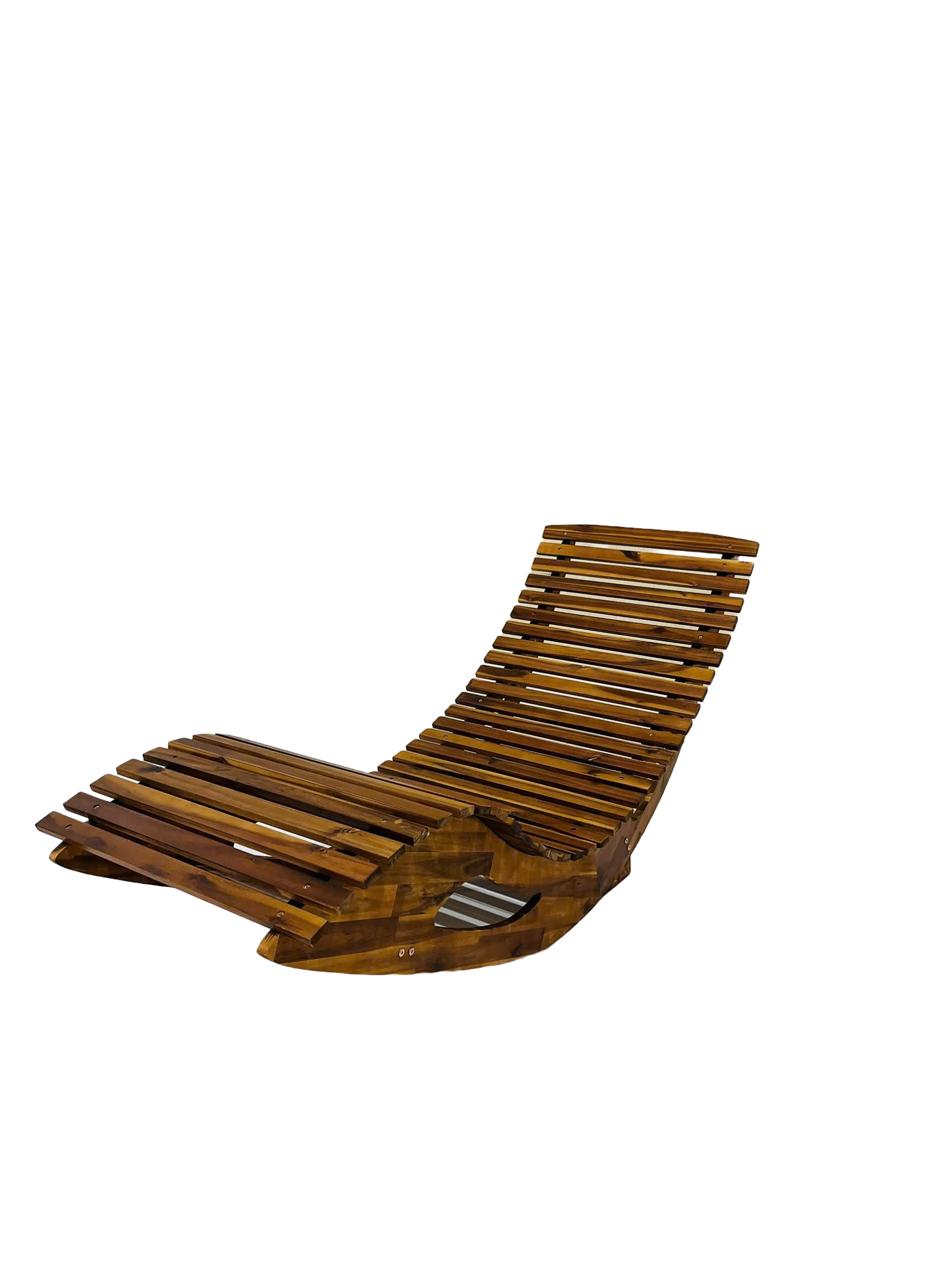 Ergonomische Schwungliege aus Akazienholz - FSC&reg; zertifiziert 