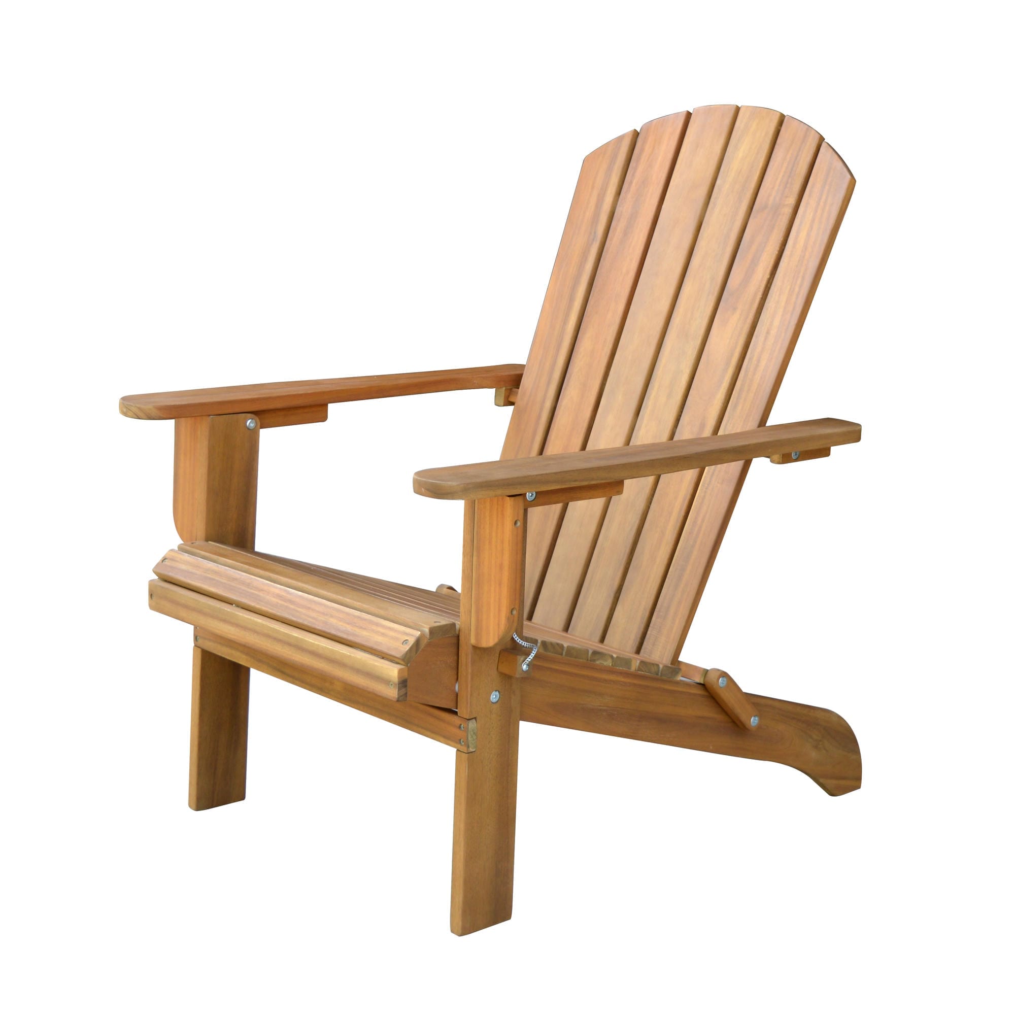 Klappbarer Liegestuhl Adirondack aus Akazie, ca. 84 x 69 x 93 cm - Braun 