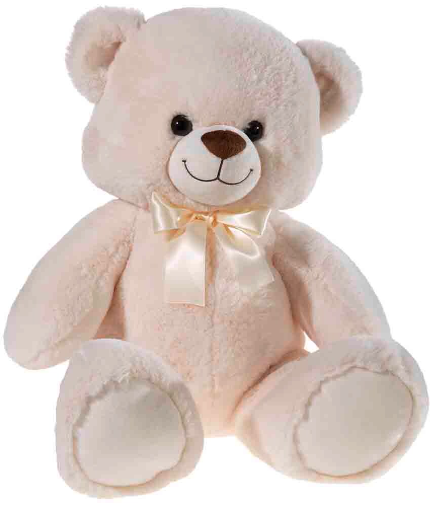 HEUNEC B&auml;r sitzend mit Schleife creme 