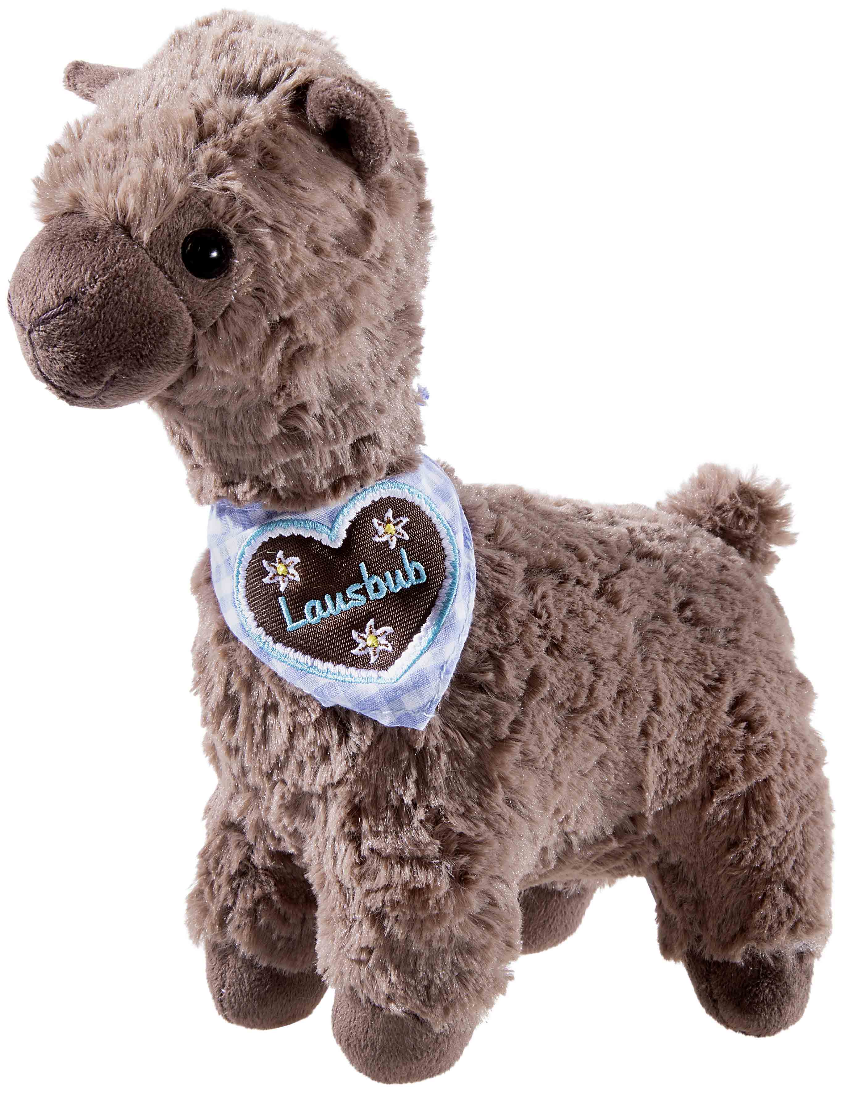 HEUNEC KUMA Lama Lausbub dunkelbraun 35cm 