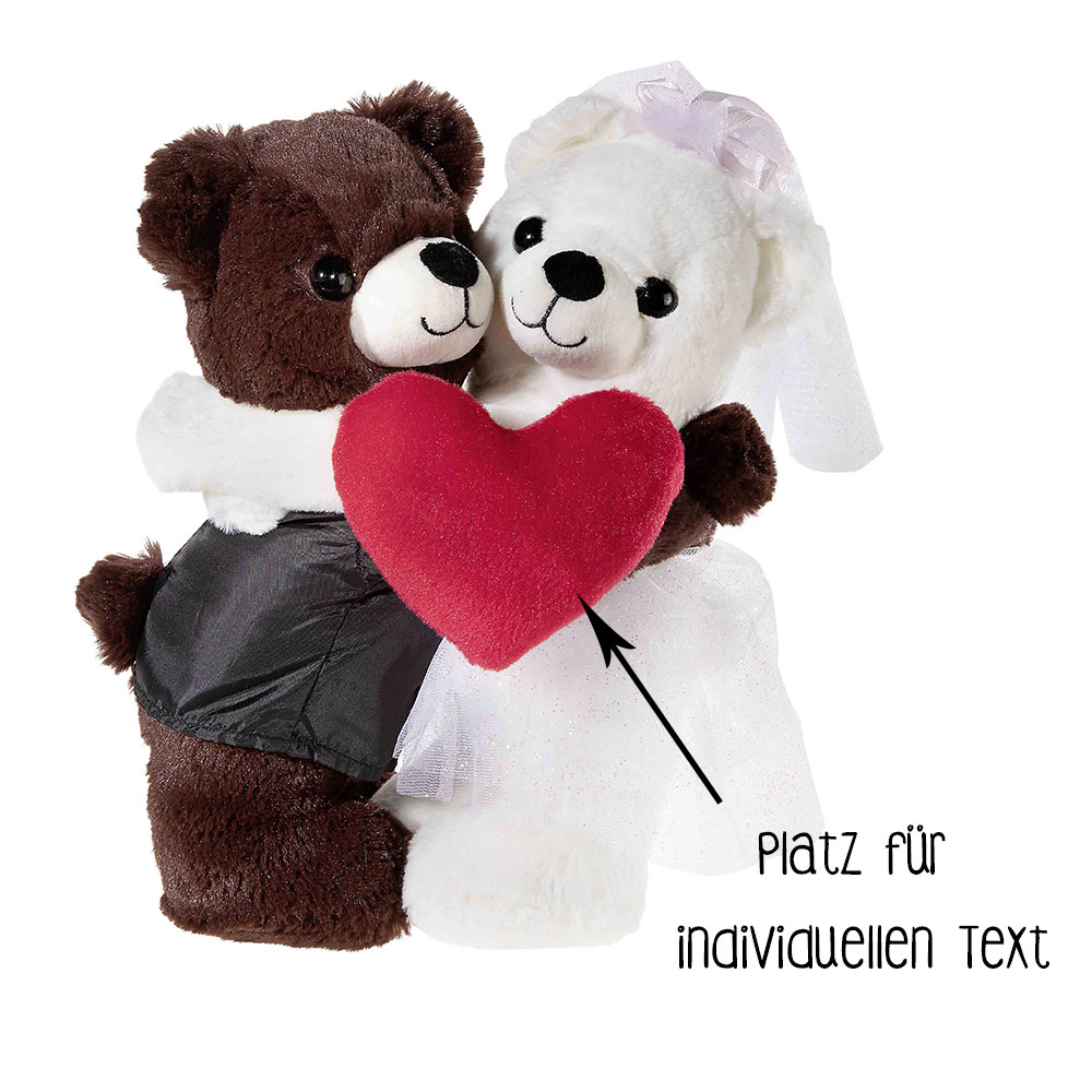 HEUNEC HochzeitsB&auml;renpaar B&auml;rin und B&auml;r 