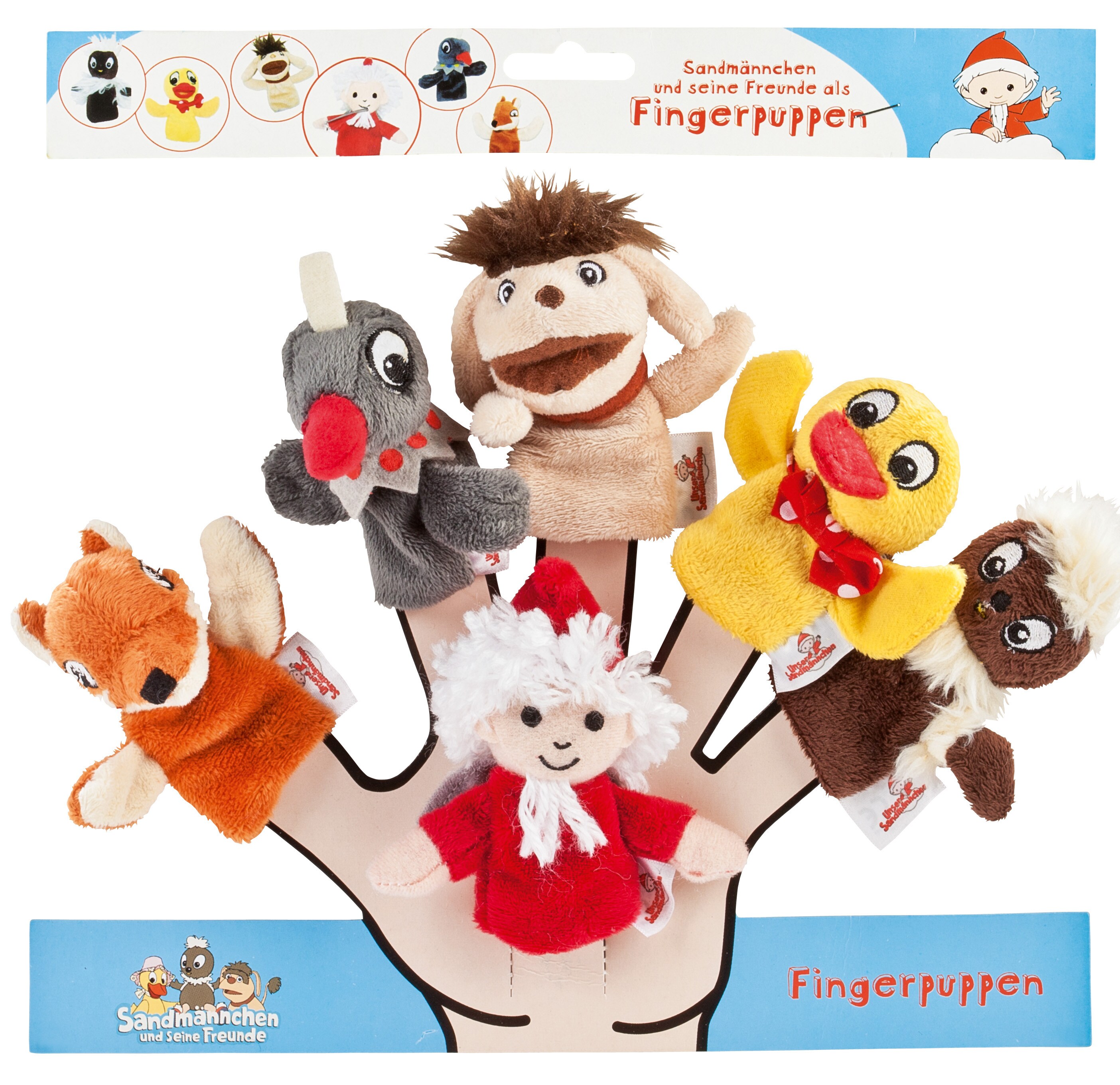 SANDMANN Fingerpuppen 6-er Set 