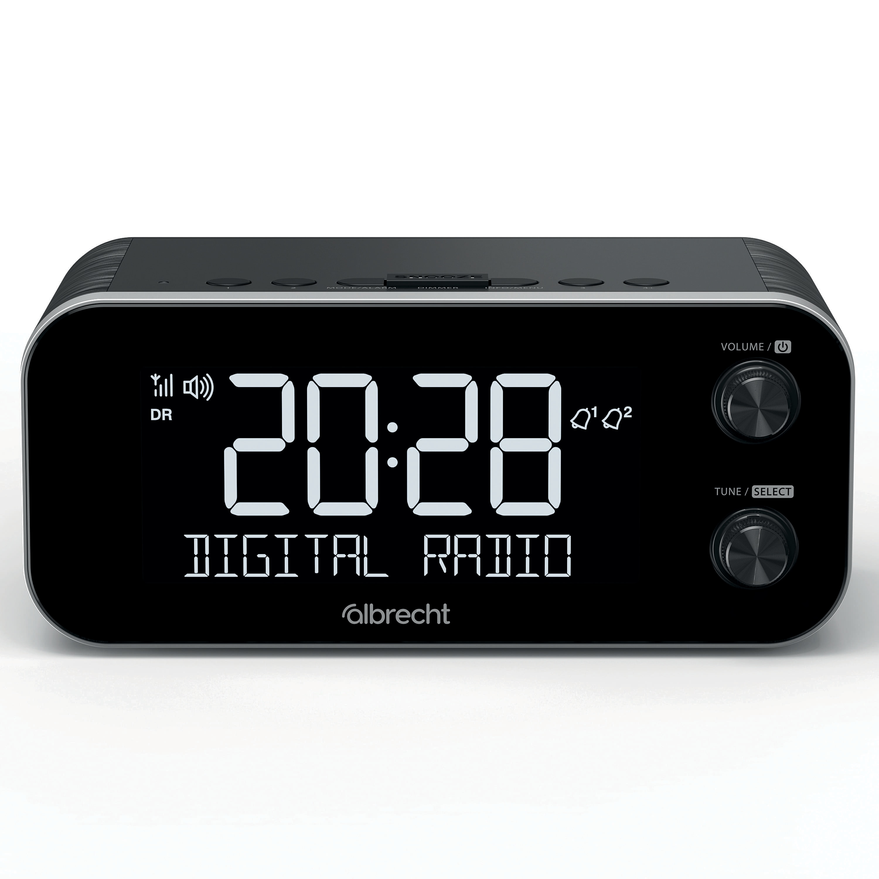 Albrecht DR 455 DAB+/UKW Radiowecker mit ASA Warnfunktion 