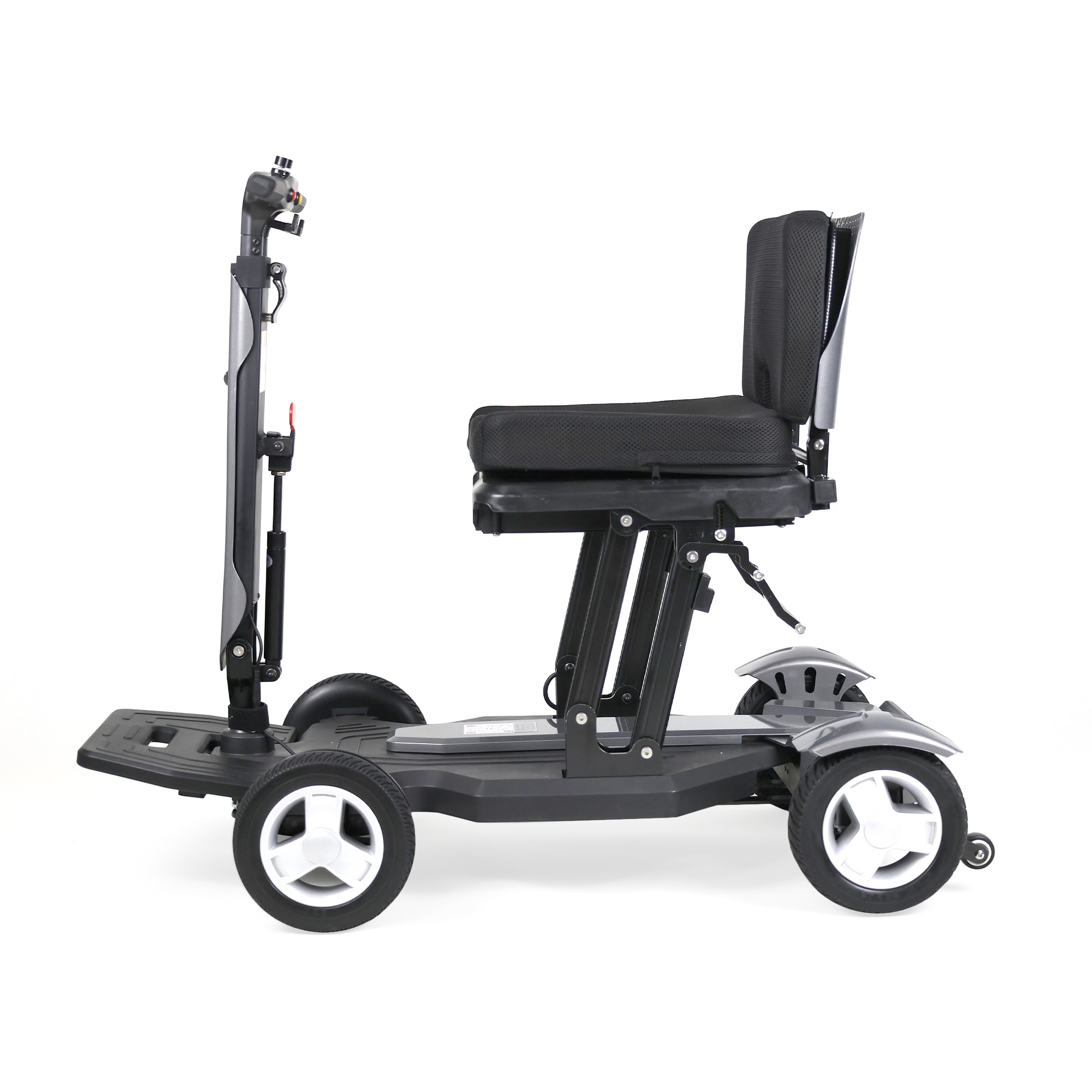 Prophete E-Seniorenroller, faltbar, 4-Rad, dunkelgrau 
