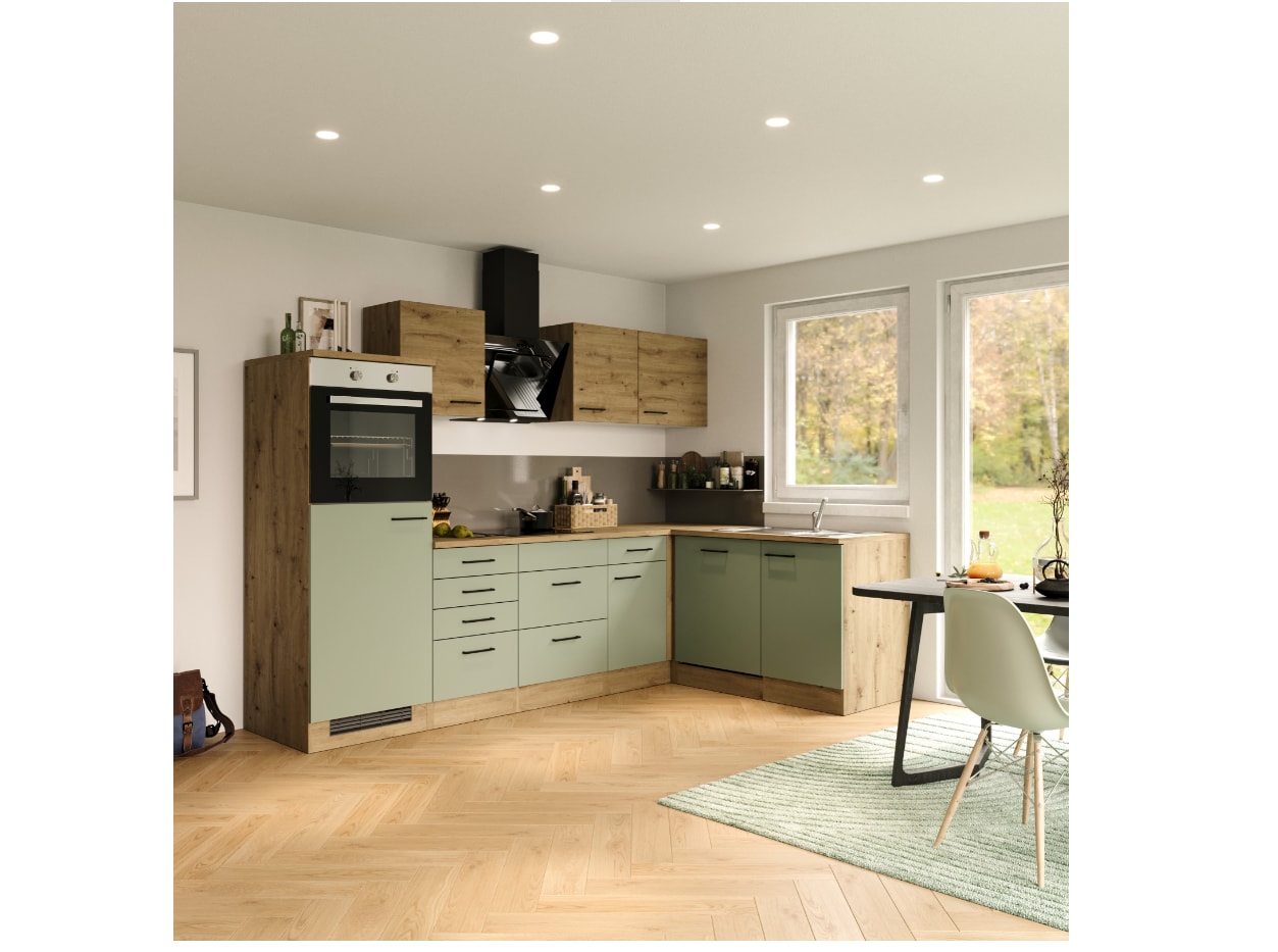 Flex-Well Cara Winkelk&uuml;che Edelstahl G-999-2813-017 