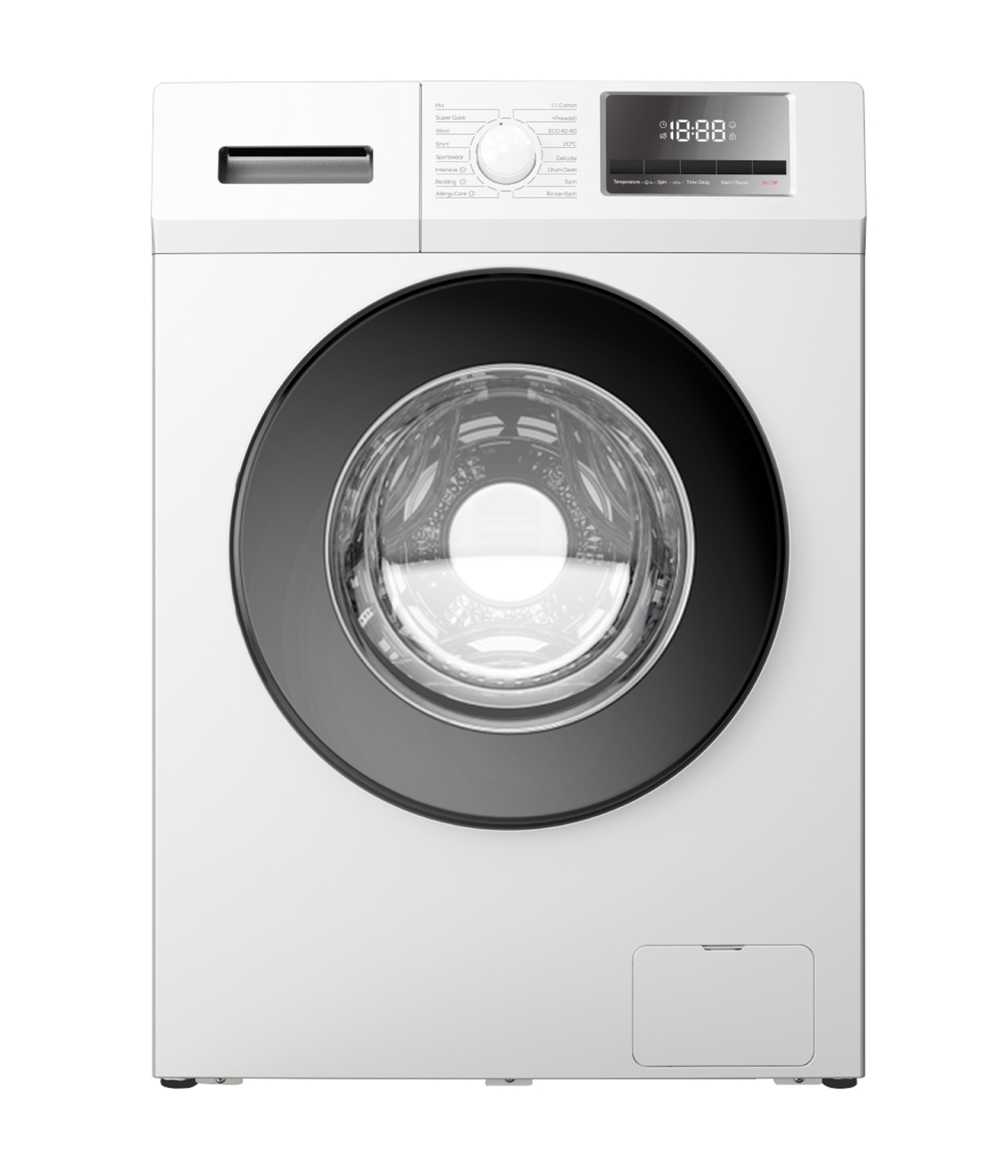 PKM Waschautomat WA9-ES1416DAI-N - Frontlader, 9 KG; EEK A (-10%); elektronische Programmsteuerung, Display, Inverter Motor, Steam 