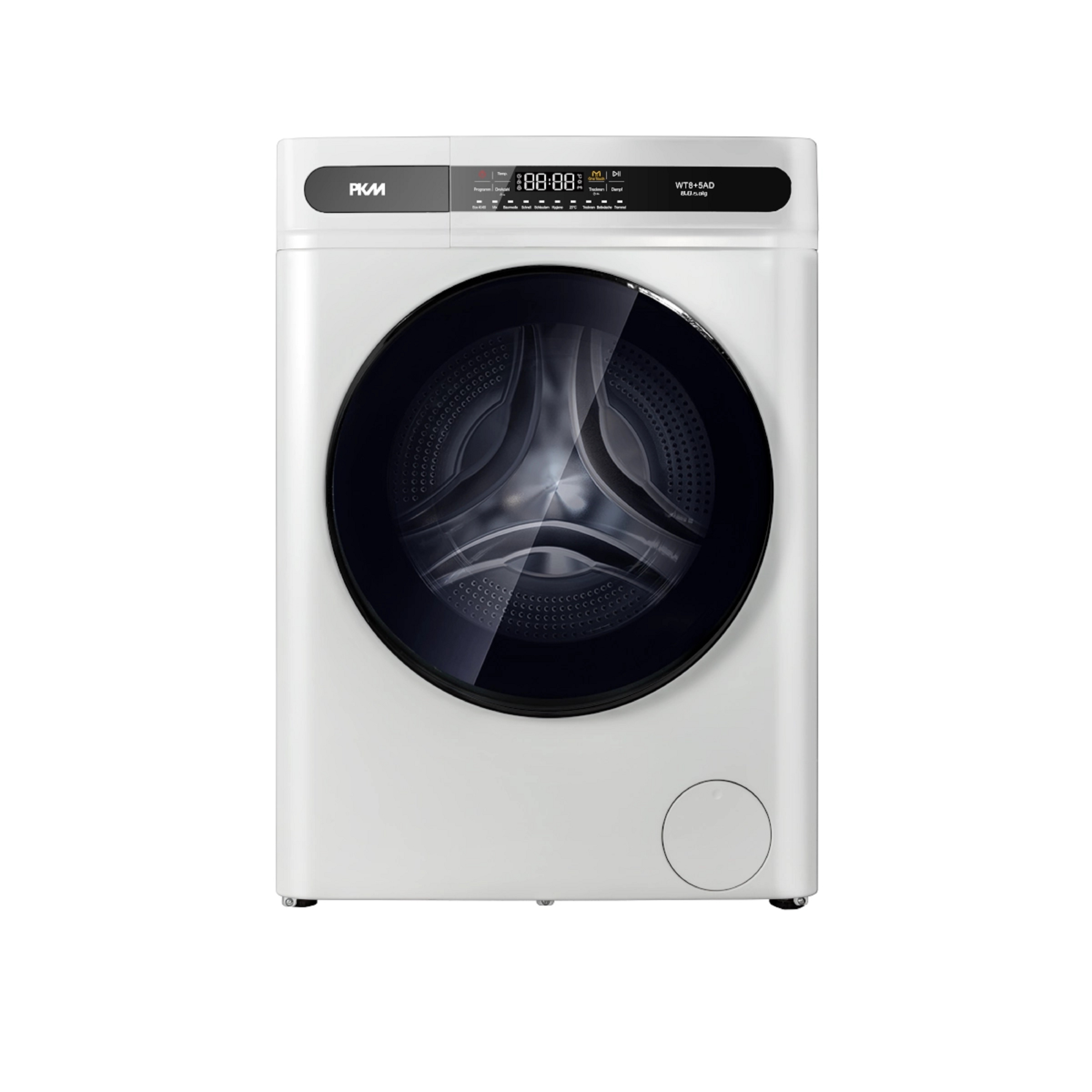 PKM Waschtrockner WT8+5AD - Frontlader,  8 KG Waschen / 5 Kilo Trocknen; EEK: A / D; 1400 UpM, &uuml;bersichtliches Display 