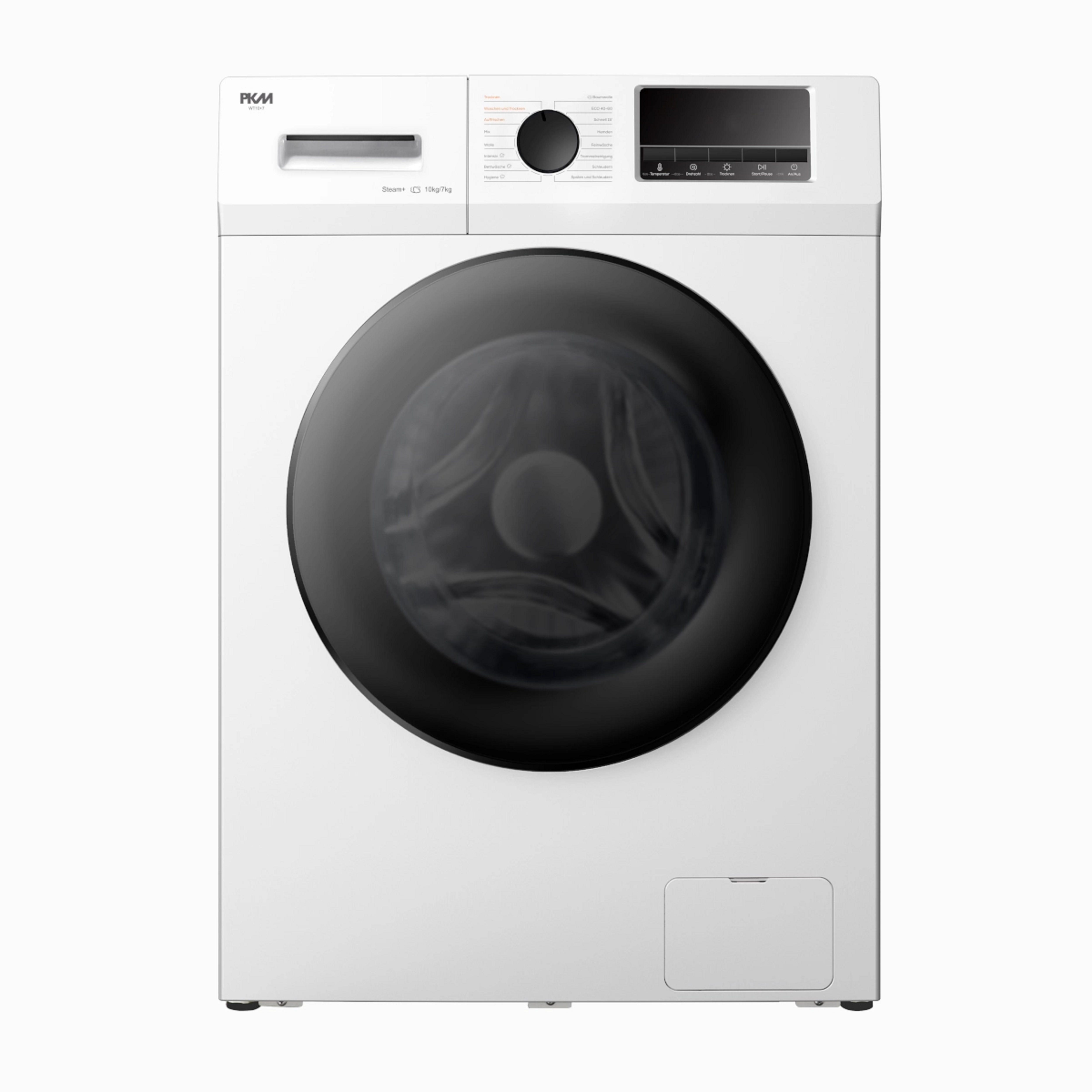 PKM Waschtrockner WT10+7 - Frontlader,  10 KG Waschen / 7 Kilo Trocknen; EEK: A / E ; 1400 UpM, &uuml;bersichtliches Display 