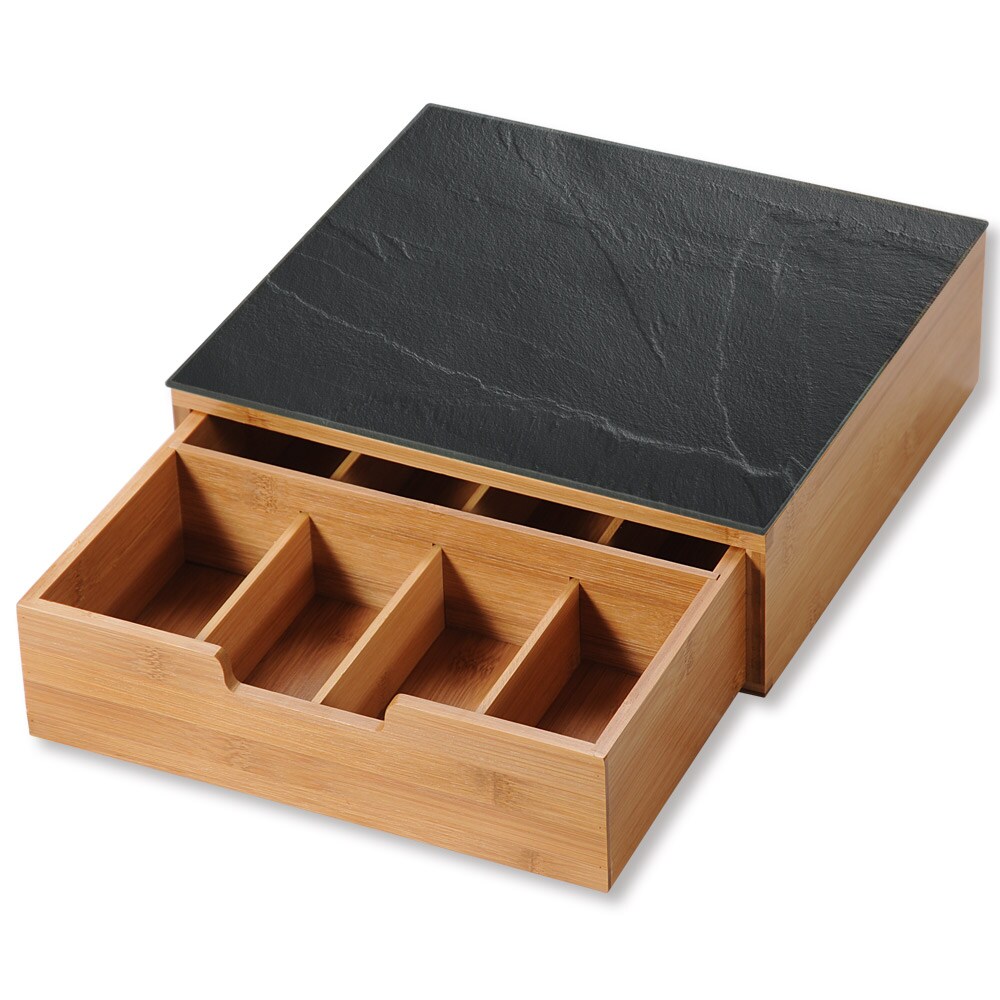 KESPER Schublade Kaffee-Kapseln, Bambus, FSC
