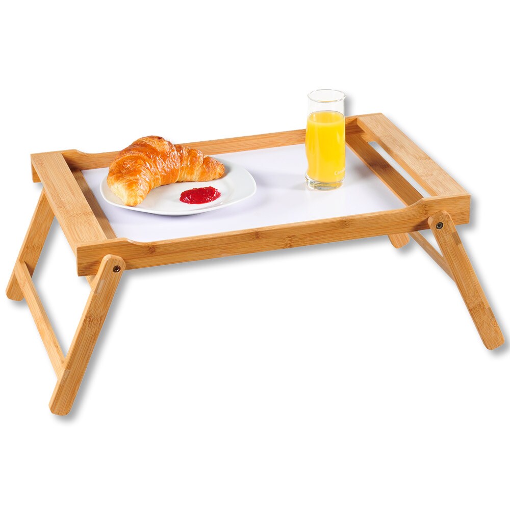 KESPER Tablett mit Klappfüßen, Bambus, FSC