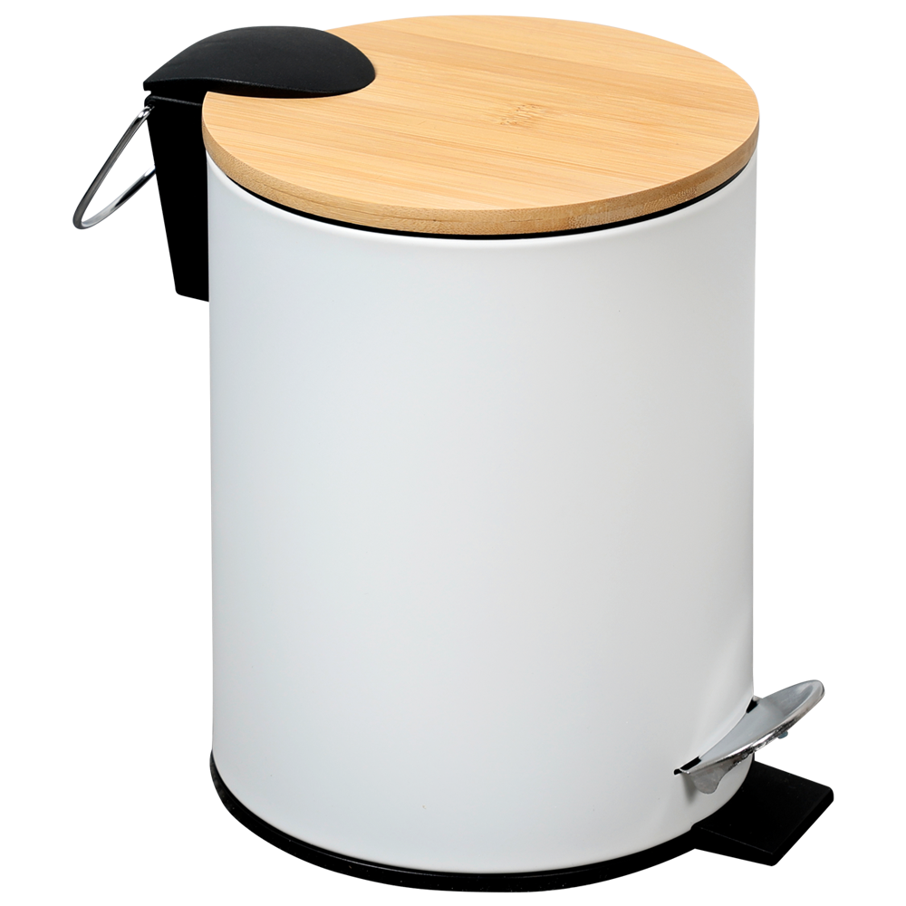 KESPER Kosmetikeimer Bambus, FSC, wei&szlig; 3l 