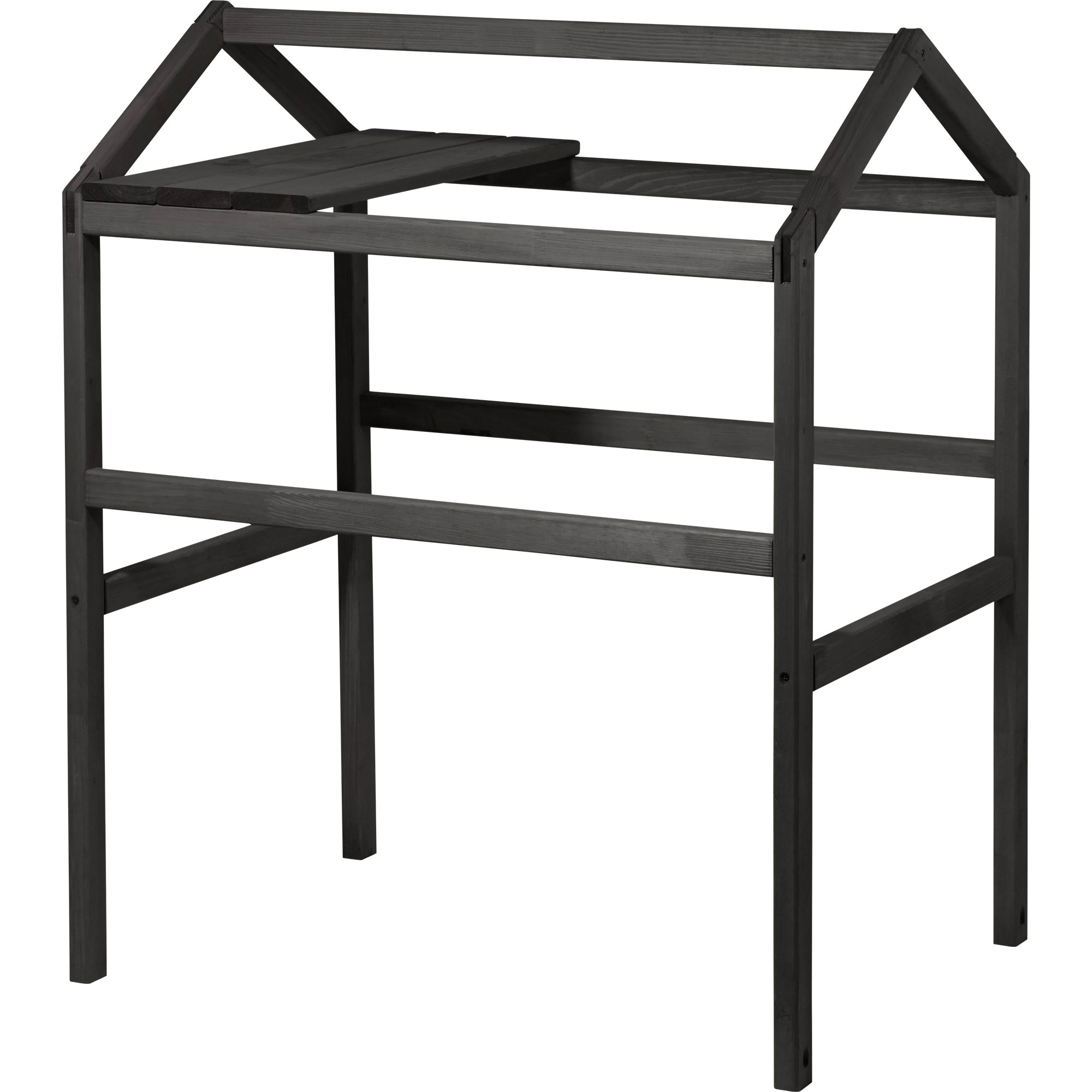 dobar Pflanzturm-Aufsatz Kubus 2.0 mit Ablage, Anthrazit 