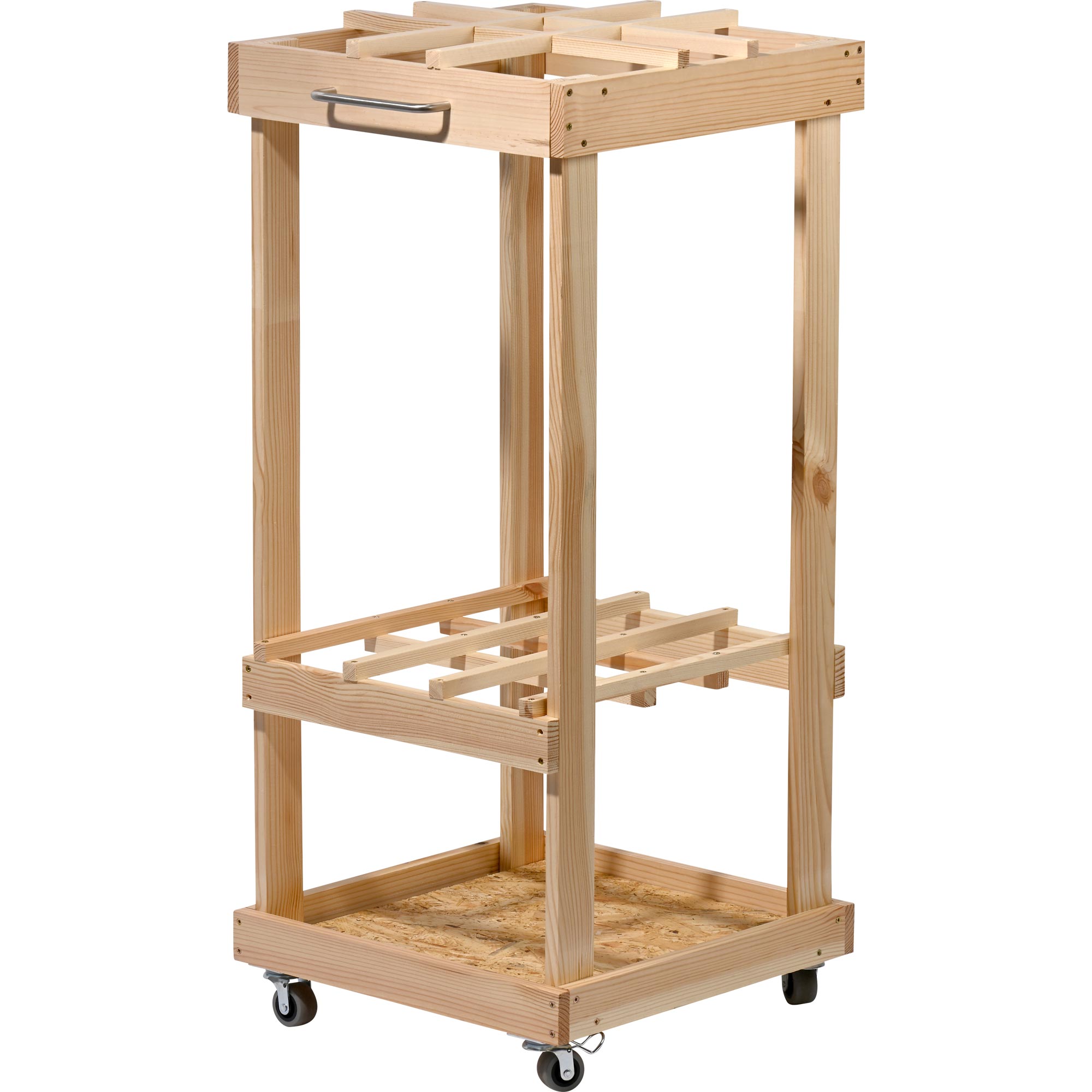 dobar Mobiler Gartenger&auml;tehalter auf Rollen 