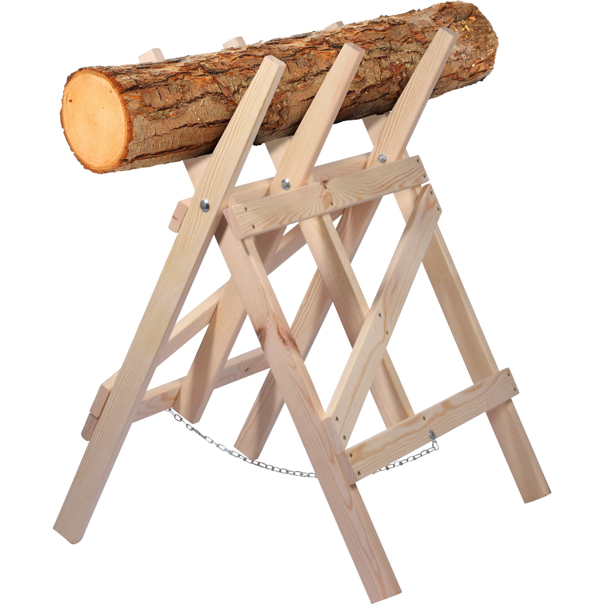 dobar S&auml;gebock Massivholz, Natur 