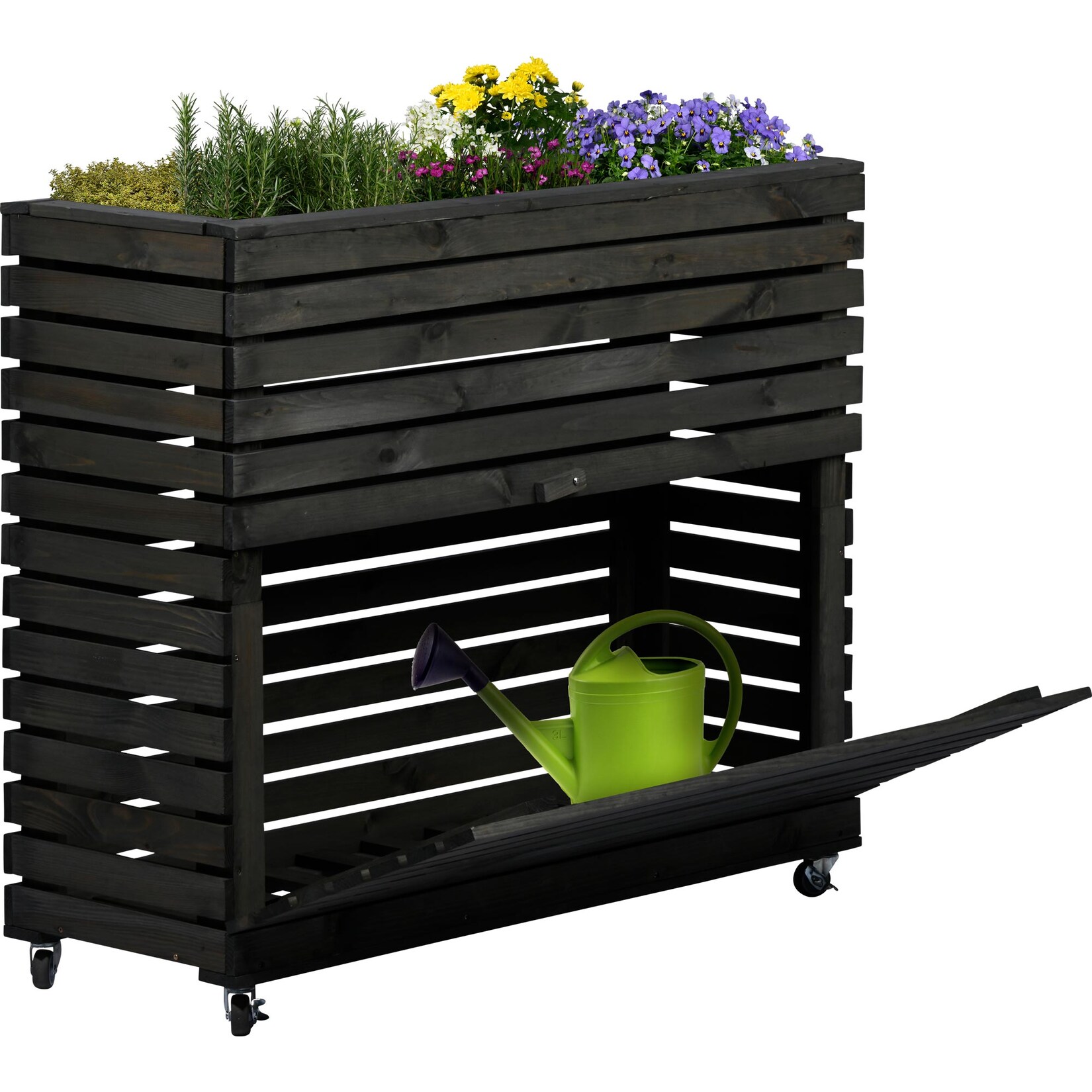 dobar Hochbeet "Rolla" Gr. XL, Anthrazit