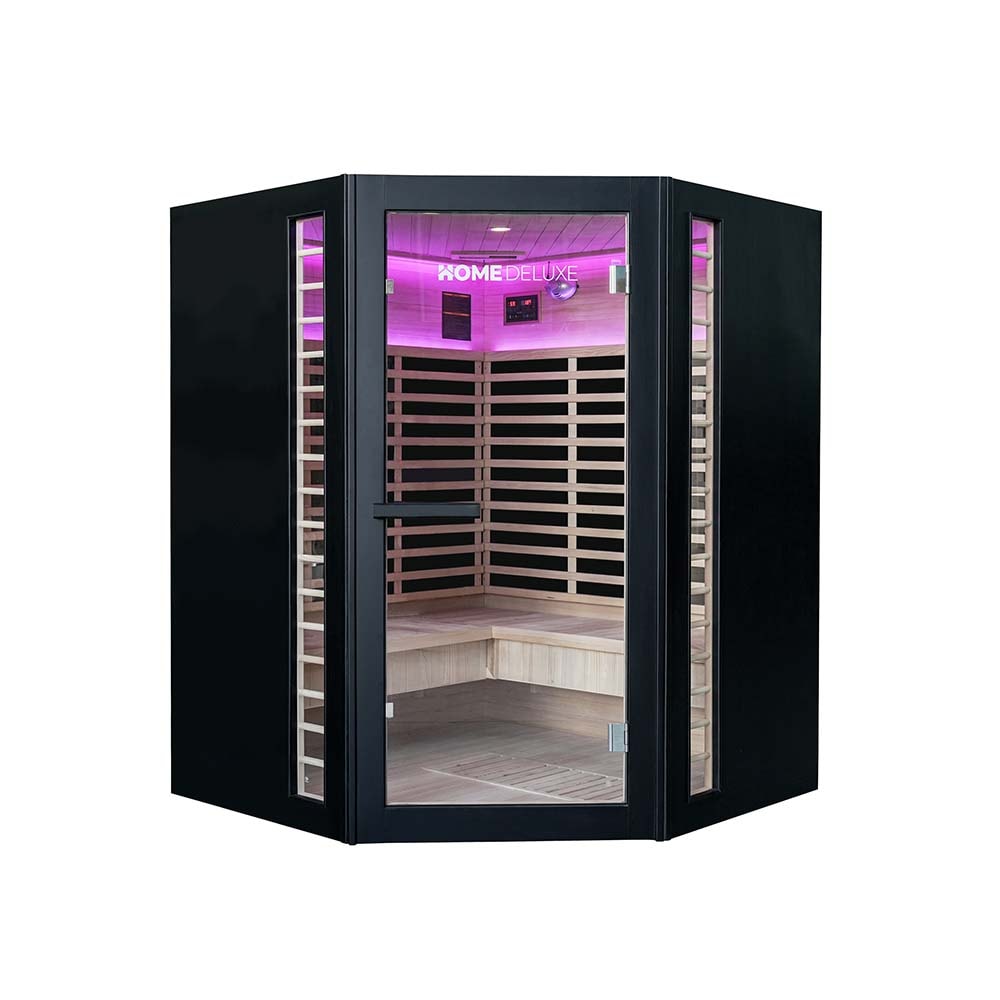 Home Deluxe Infrarotkabine NERO XXL - 190 x 150 cm f&uuml;r 4-6 Personen 