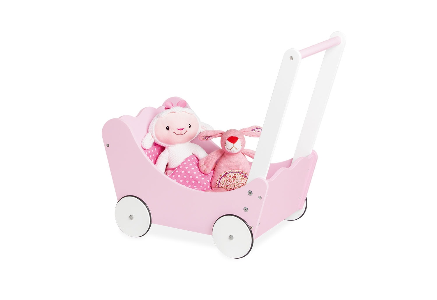 PINOLINO Puppenwagen Jasmin &ndash; wei&szlig; 