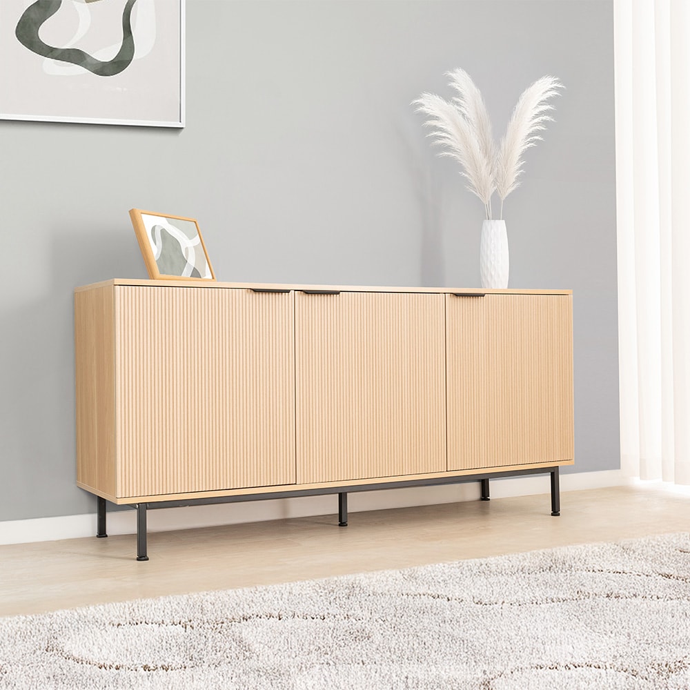 Home Deluxe Sideboard NYLA Natur - 154 x 73 cm 