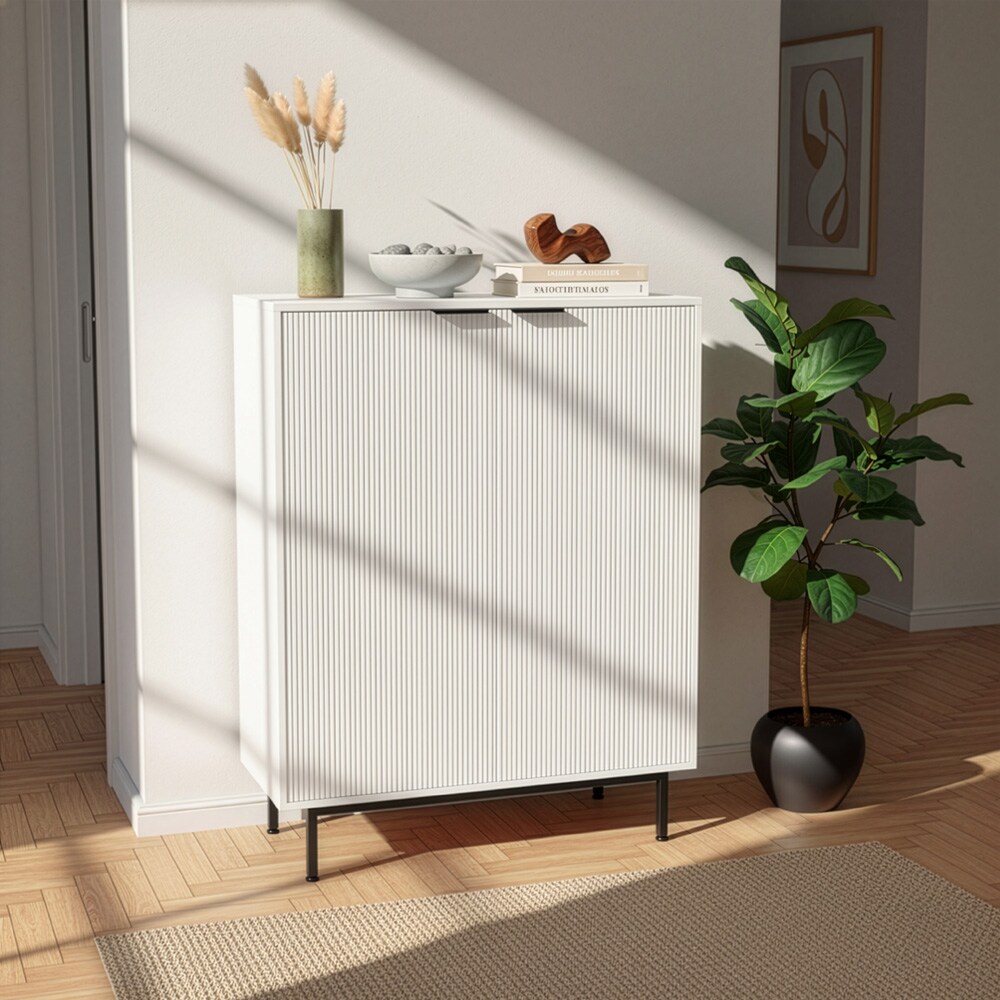 Home Deluxe Sideboard Wei&szlig; - 115 x 90 cm 