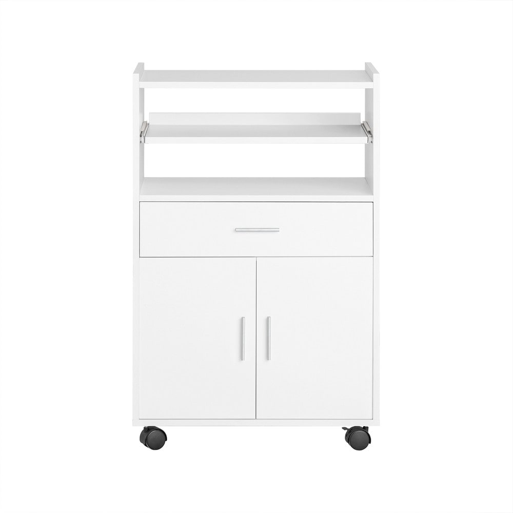 SoBuy K&uuml;chenwagen mit 1 Schublade Wei&szlig; 59x40x92cm Funktional 