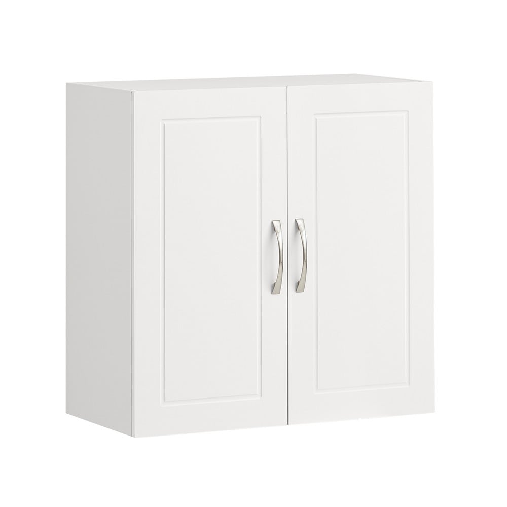 SoBuy H&auml;ngeschrank mit 2 T&uuml;ren Wei&szlig; 60x30x60cm Modern 