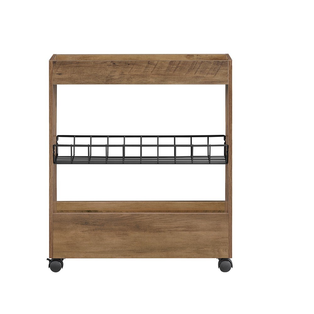 SoBuy Badunterschrank mit 3 Etagen Holzfarbe 60x20x70cm Funktional 