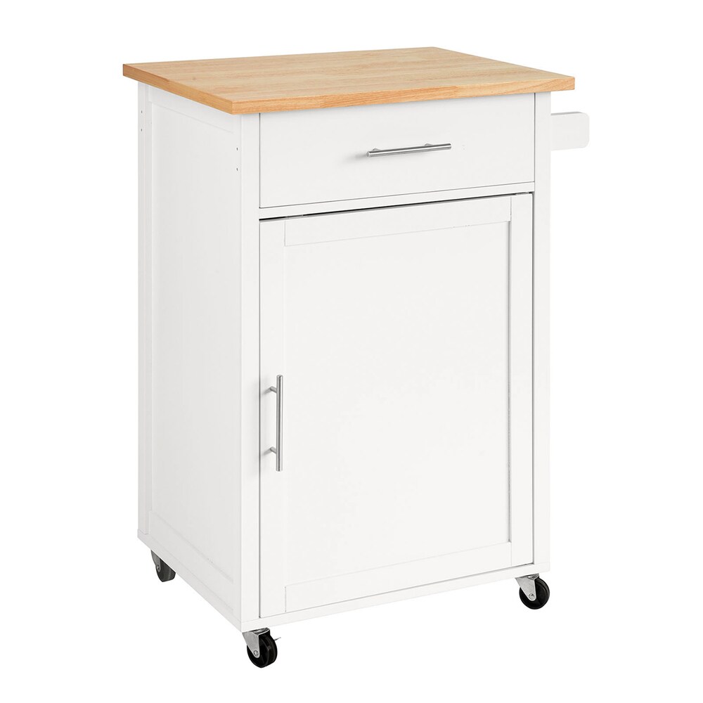 SoBuy K&uuml;chenwagen mit 1 Schublade Holzfarbe 65x45,7x90cm Funktional 