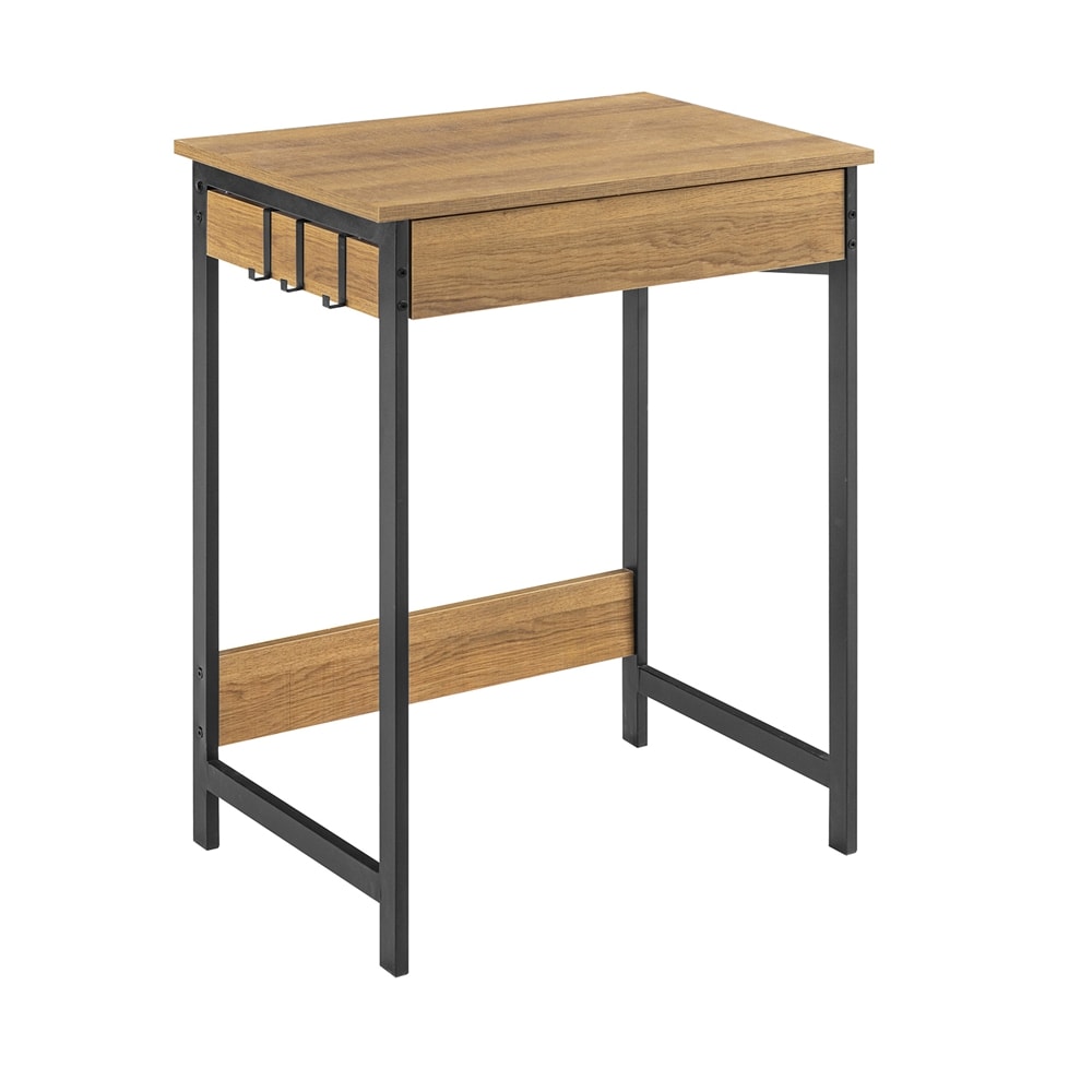 SoBuy Schreibtisch mit einer Schublade Holzfarbe 60x40x77cm Minimalistisch 