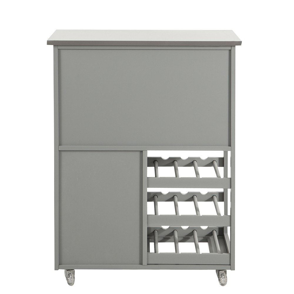 SoBuy K&uuml;chenwagen mit 1 Schublade Hellgrau 67x37,5x86,5cm Modern 