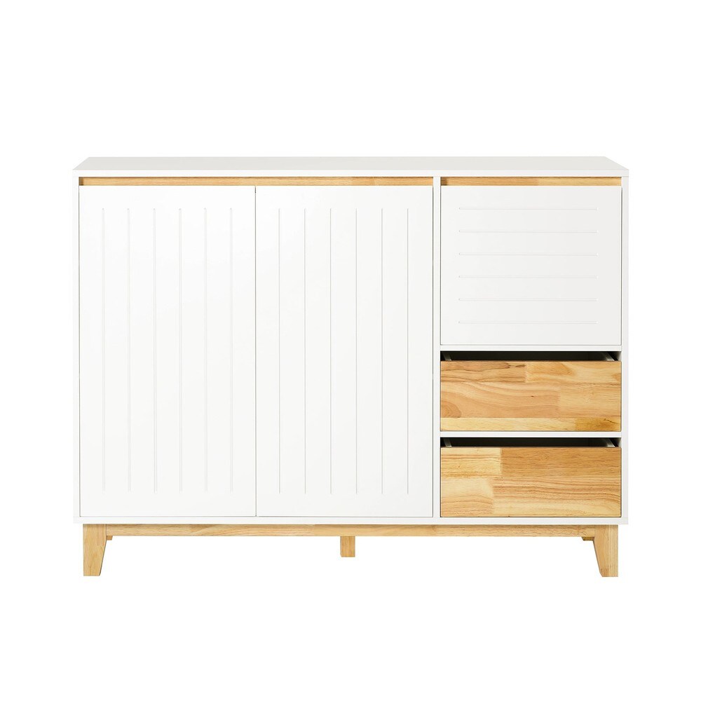 SoBuy Sideboard Holzfarbe 120x40x90cm Modern 