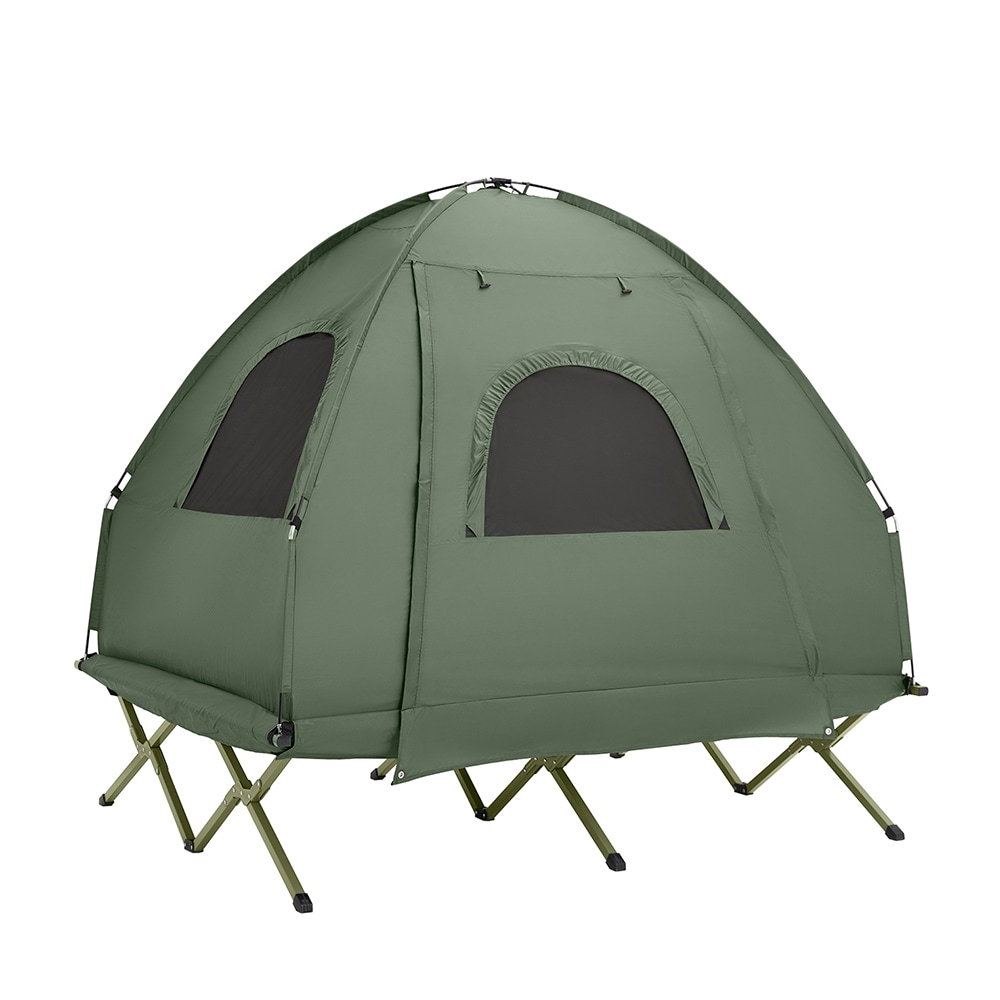 SoBuy Campingzelt f&uuml;r 2 Personen Gr&uuml;n 193x137x185cm Funktional 