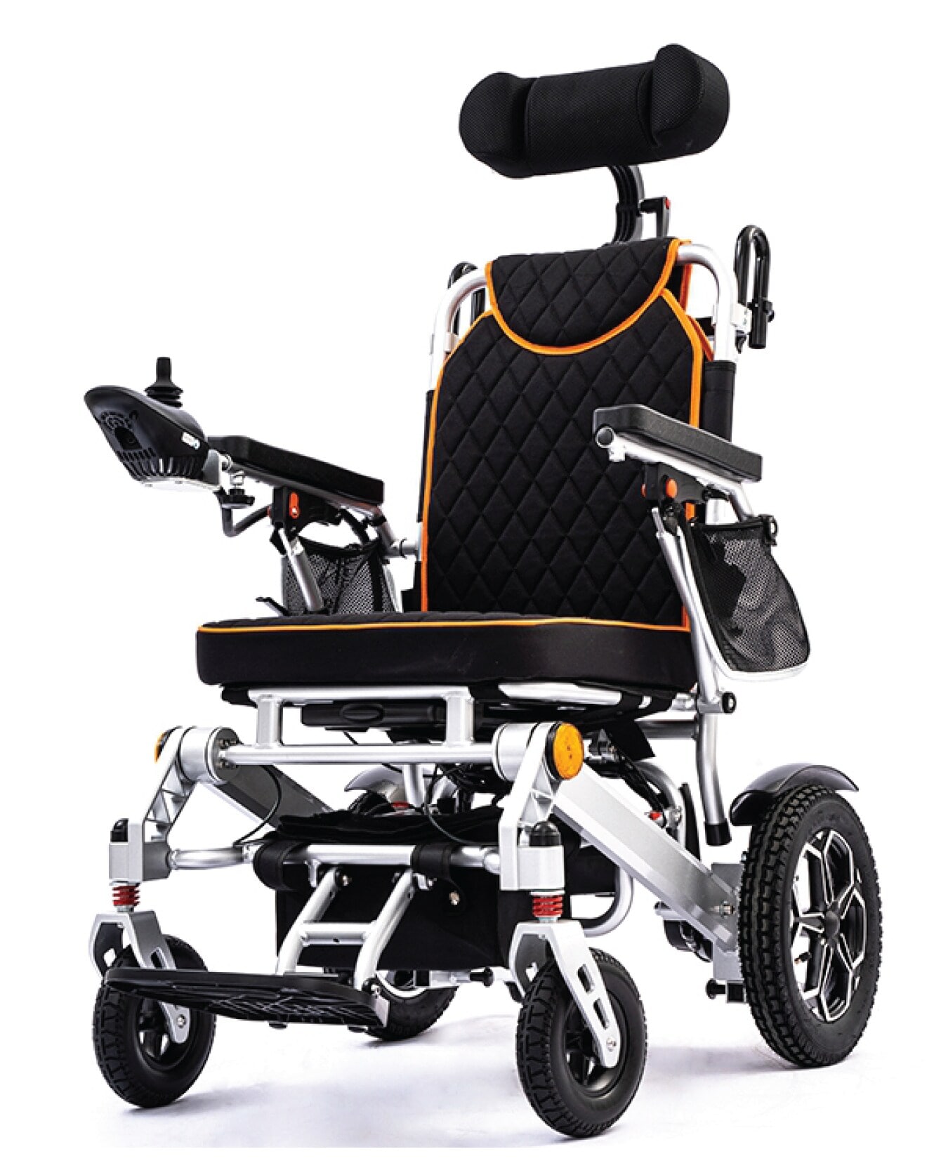 ECONELO Elektrischer Rollstuhl SL-LYD005 Doppel-Motor - 2 x 250W - Schwarz 