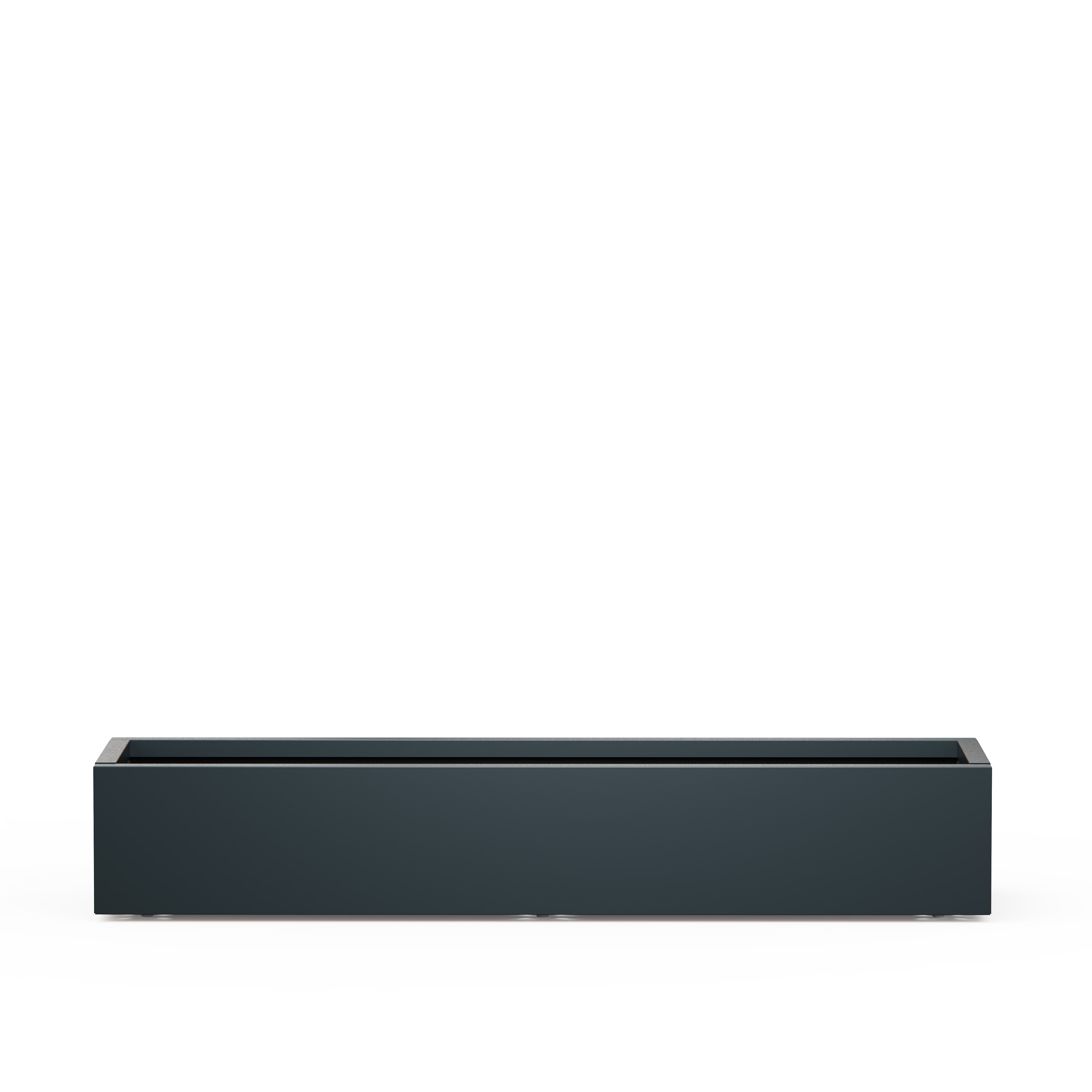 Herstera Garden Pflanzk&uuml;bel Cube anthrazit | 40x150x25cm 