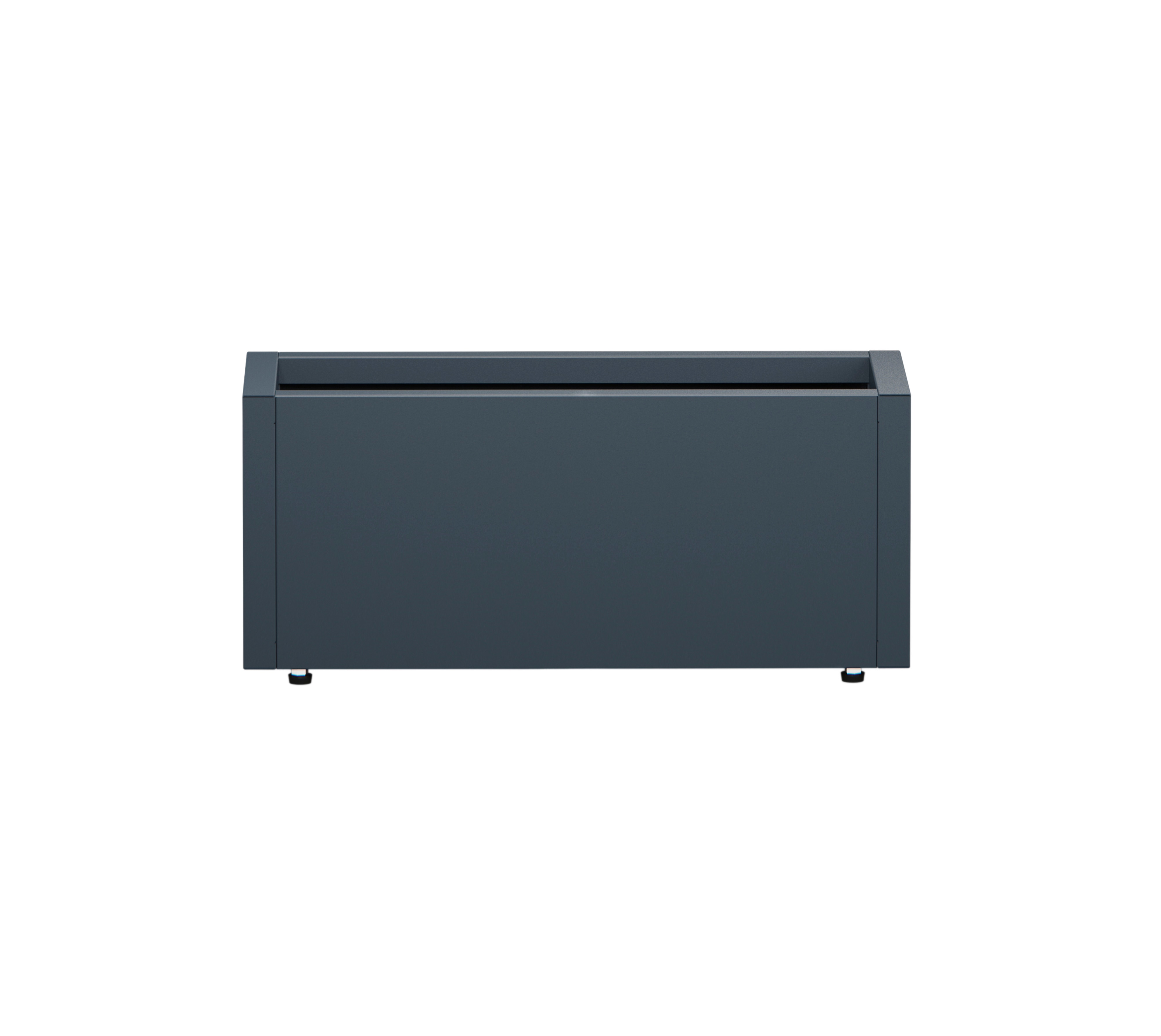 Herstera Garden Pflanzk&uuml;bel Cube anthrazit | 25x60x25cm 