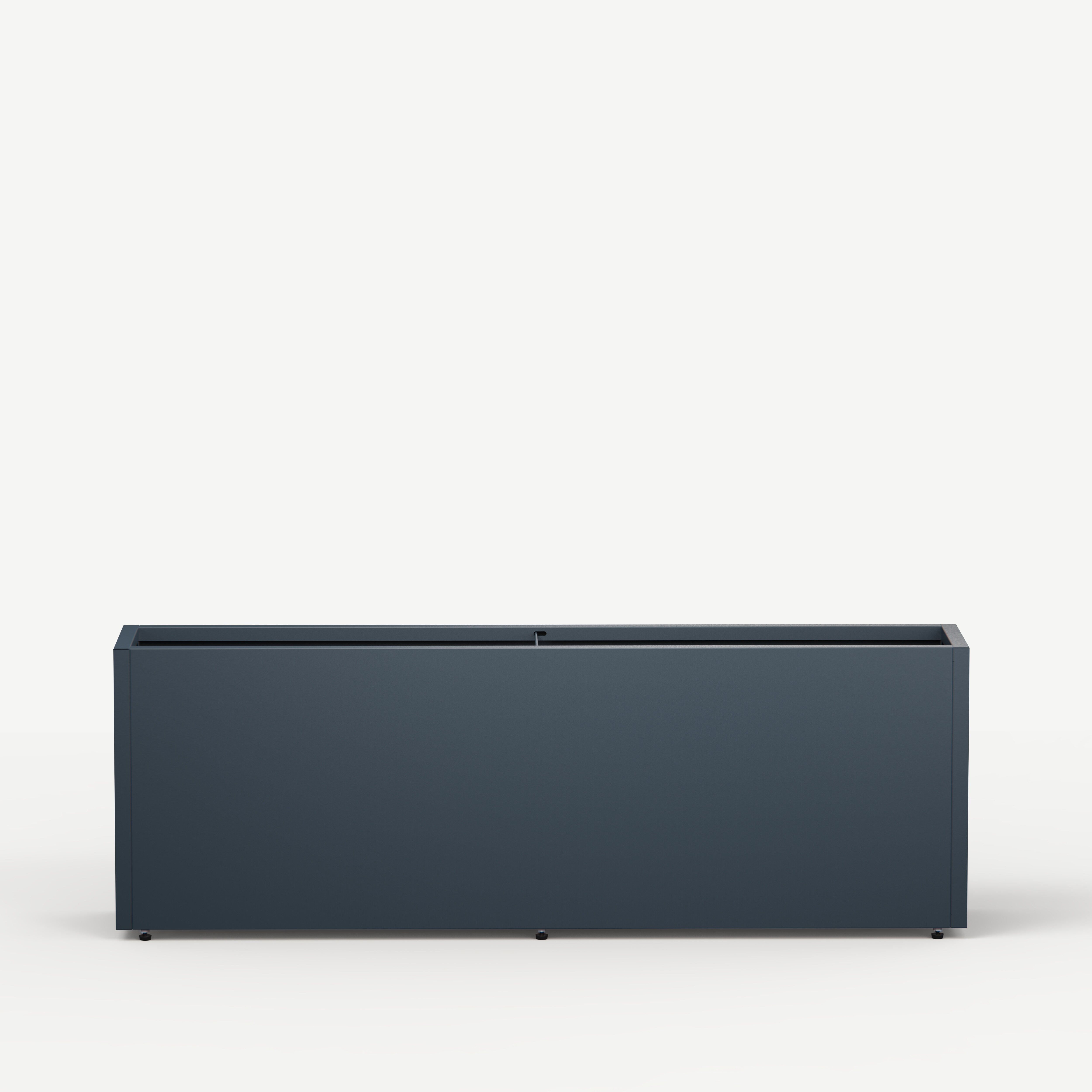 Herstera Garden Pflanzk&uuml;bel Cube anthrazit | 30x150x50cm 